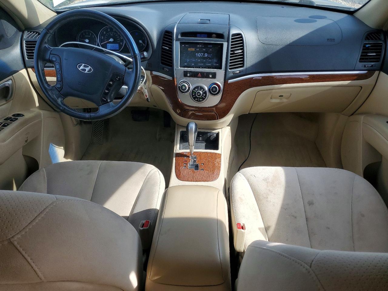 2009 Hyundai Santa Fe Черный vin: 5NMSH73E59H317870