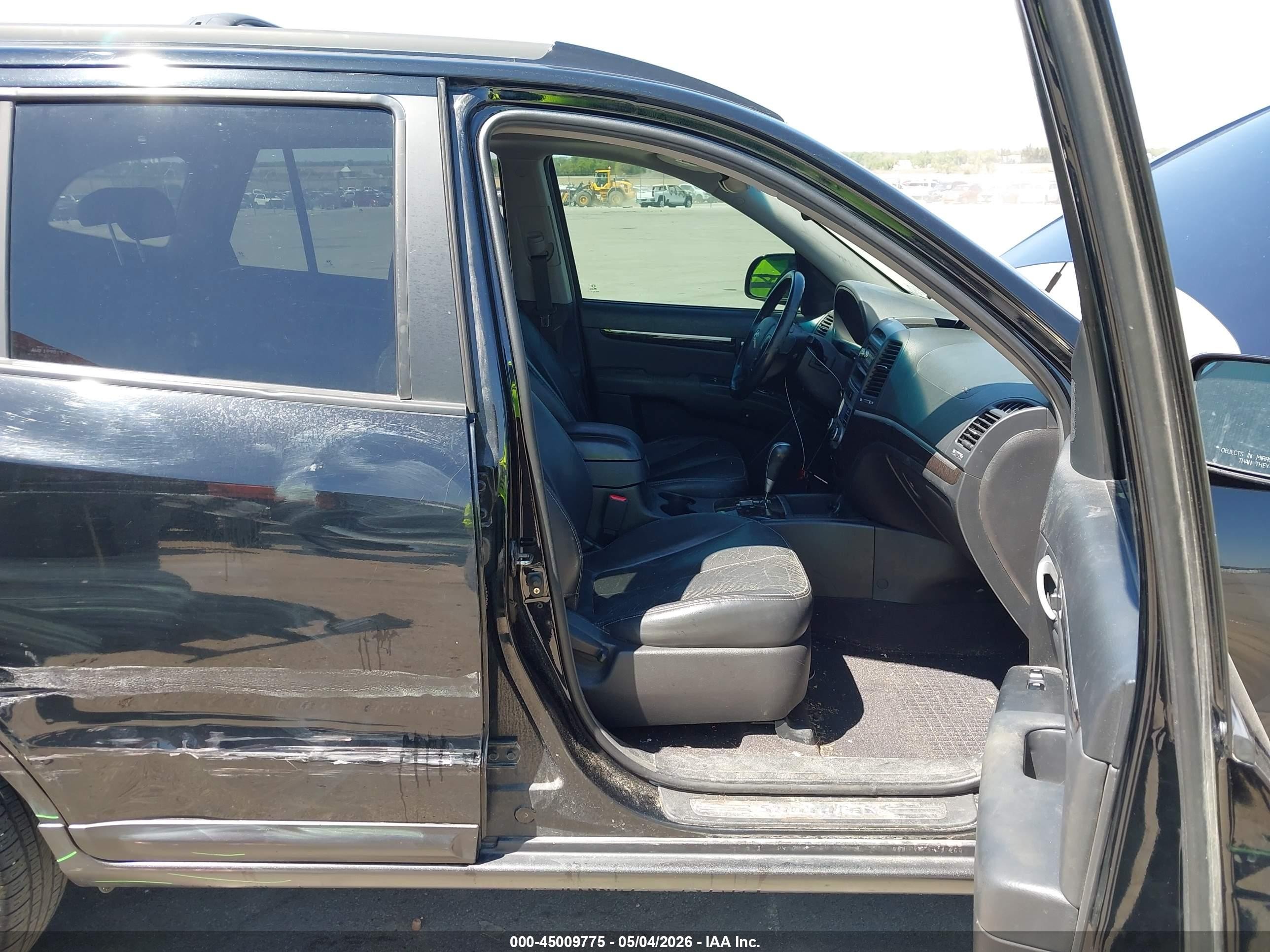 2007 Hyundai Santa Fe Limited/se Black vin: 5NMSH73E67H125547