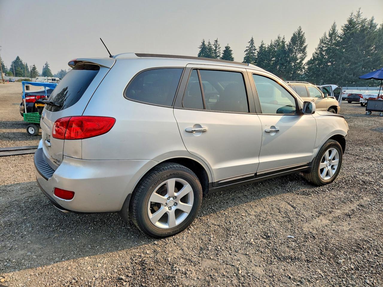 2008 Hyundai Santa Fe Se Silver vin: 5NMSH73E68H201978