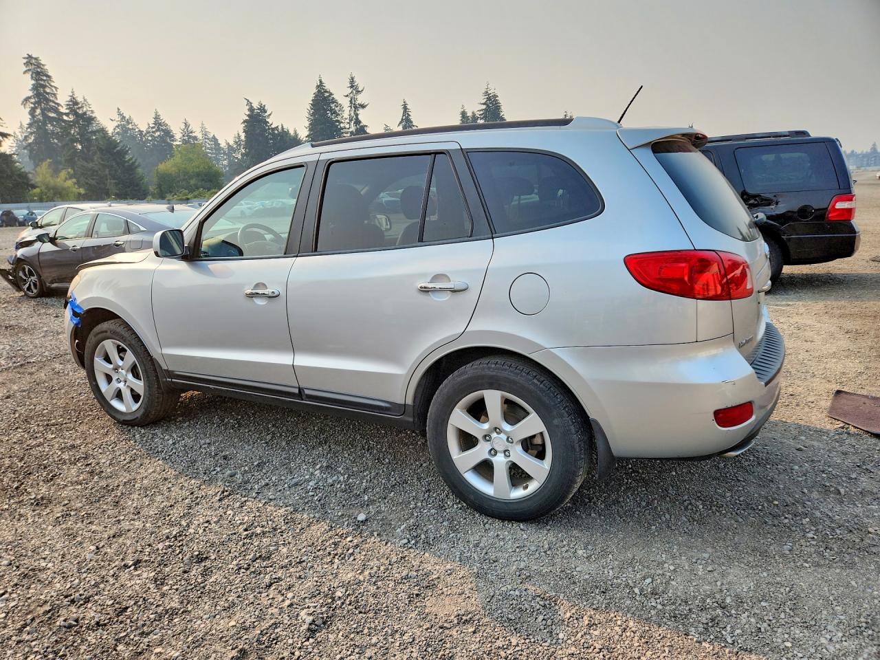 2008 Hyundai Santa Fe Se Silver vin: 5NMSH73E68H201978