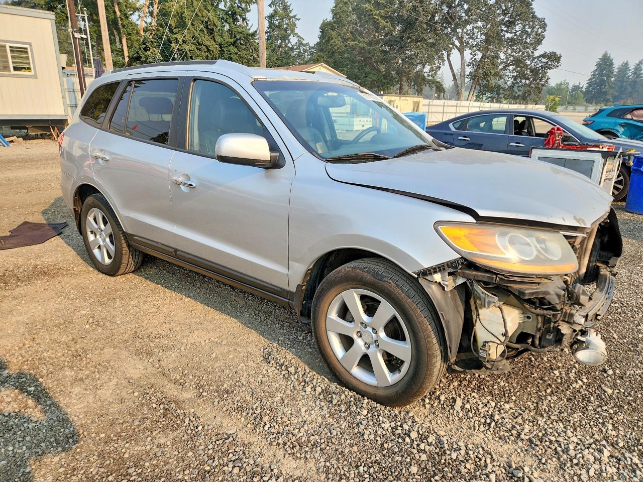 2008 Hyundai Santa Fe Se Silver vin: 5NMSH73E68H201978