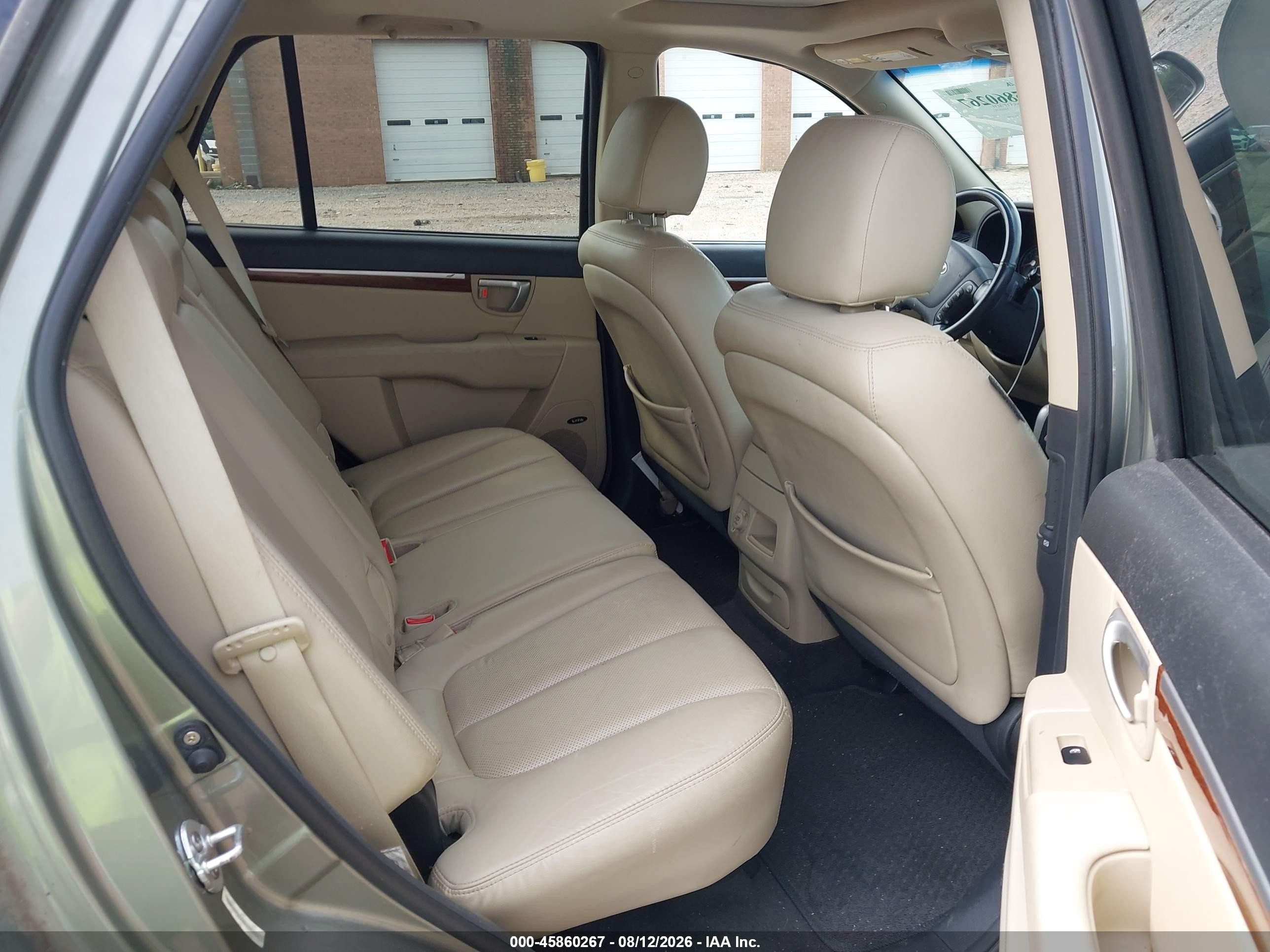 2008 Hyundai Santa Fe Limited/se Green vin: 5NMSH73E68H205982