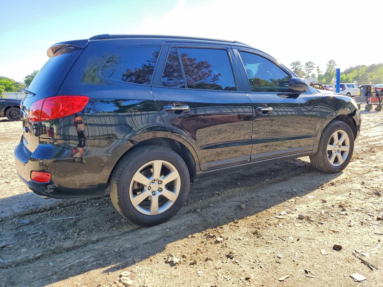 2008 Hyundai Santa Fe Se Black vin: 5NMSH73E68H224404