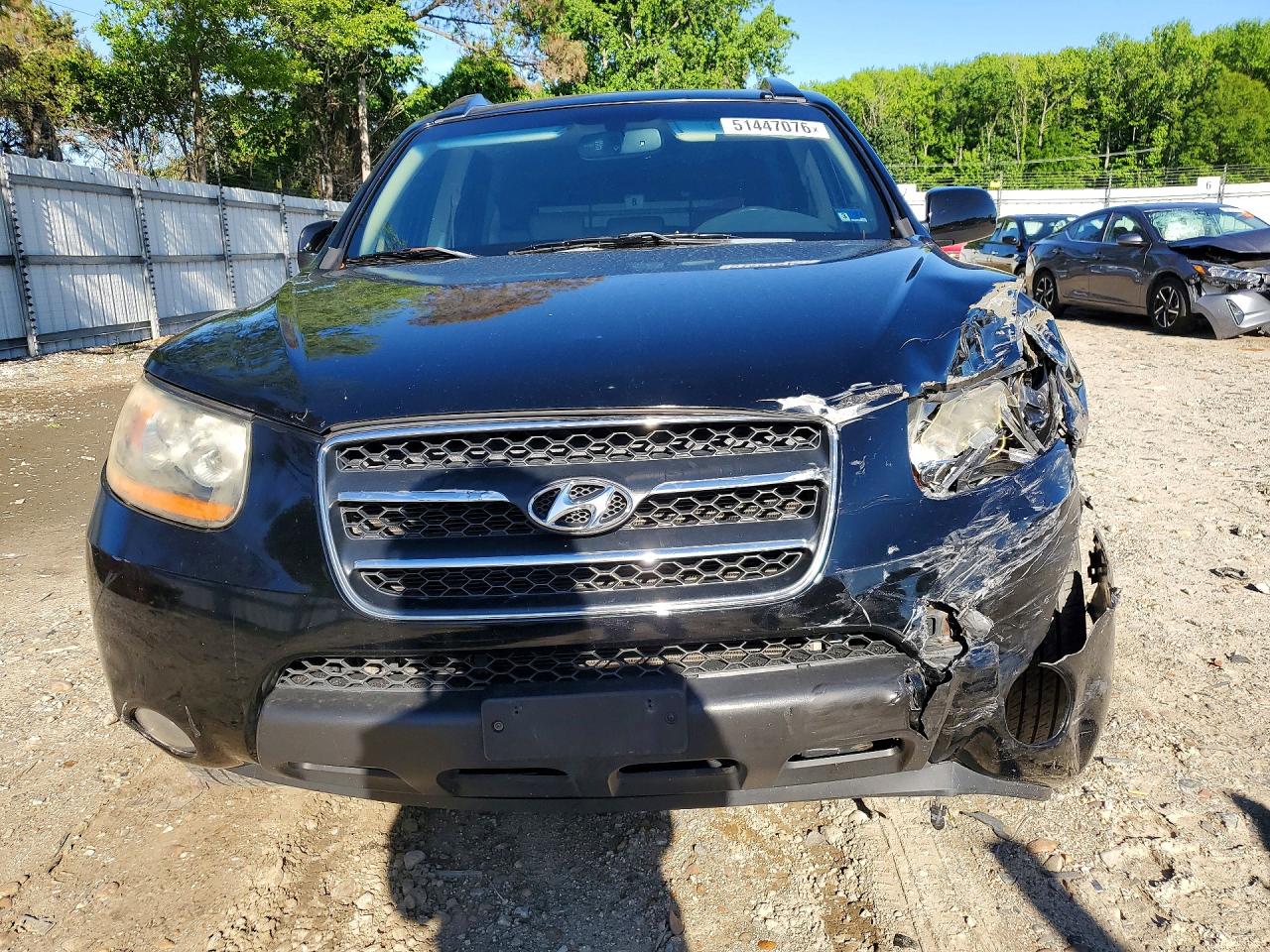 2008 Hyundai Santa Fe Se Black vin: 5NMSH73E68H224404
