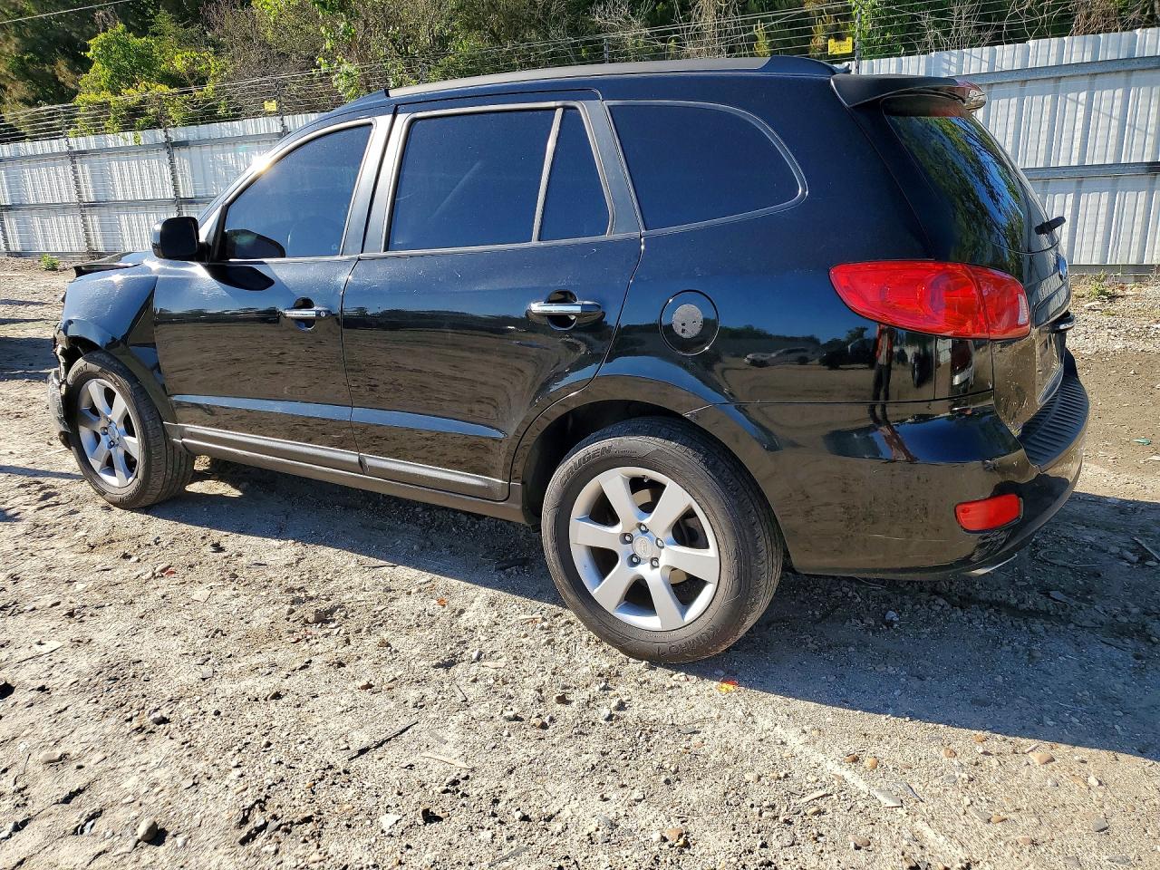 2008 Hyundai Santa Fe Se Black vin: 5NMSH73E68H224404