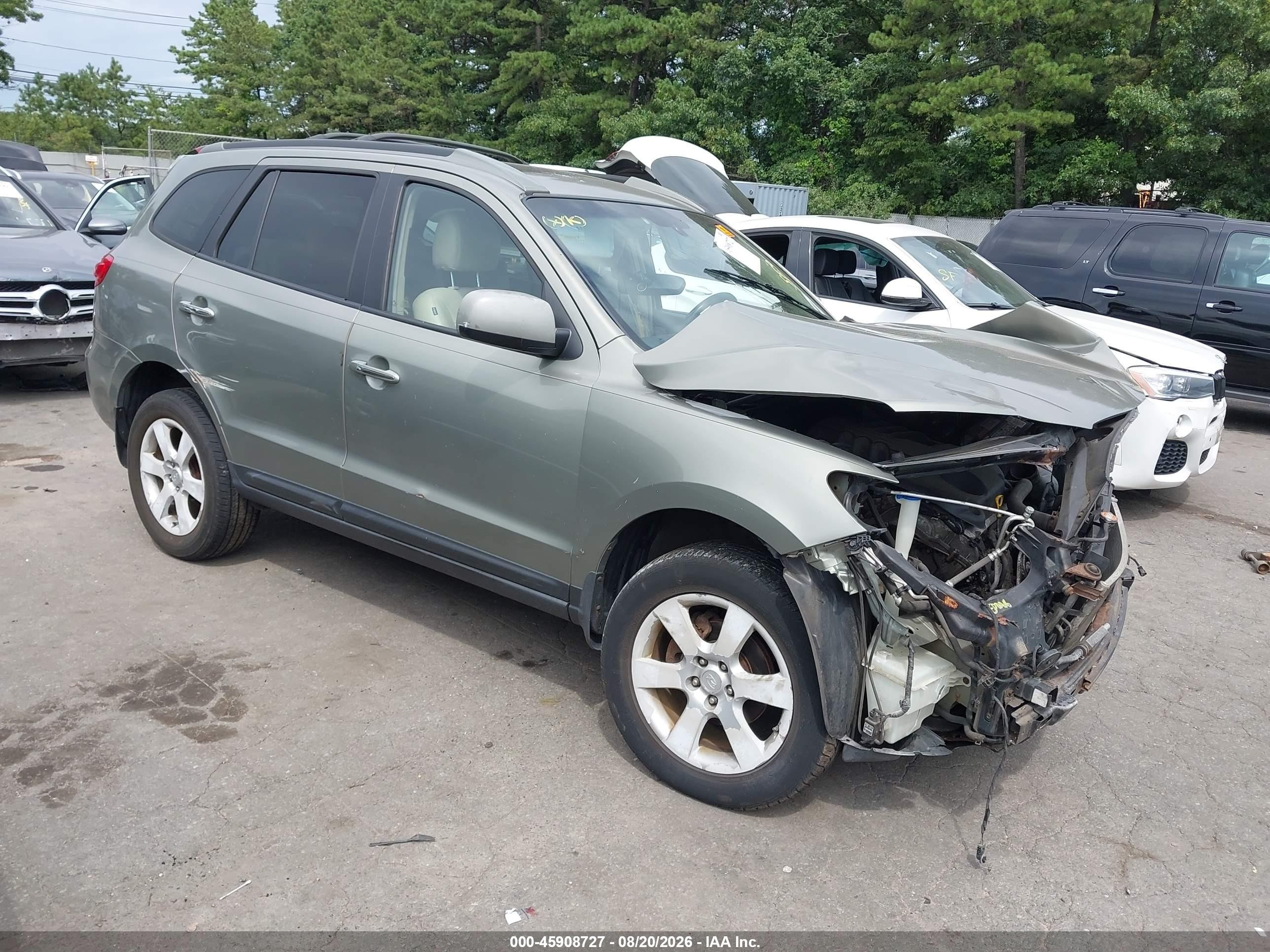 2009 Hyundai Santa Fe Limited Gray vin: 5NMSH73E69H278626