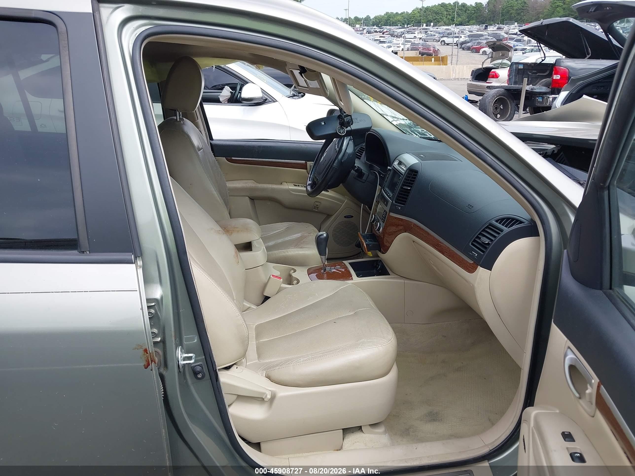 2009 Hyundai Santa Fe Limited Gray vin: 5NMSH73E69H278626
