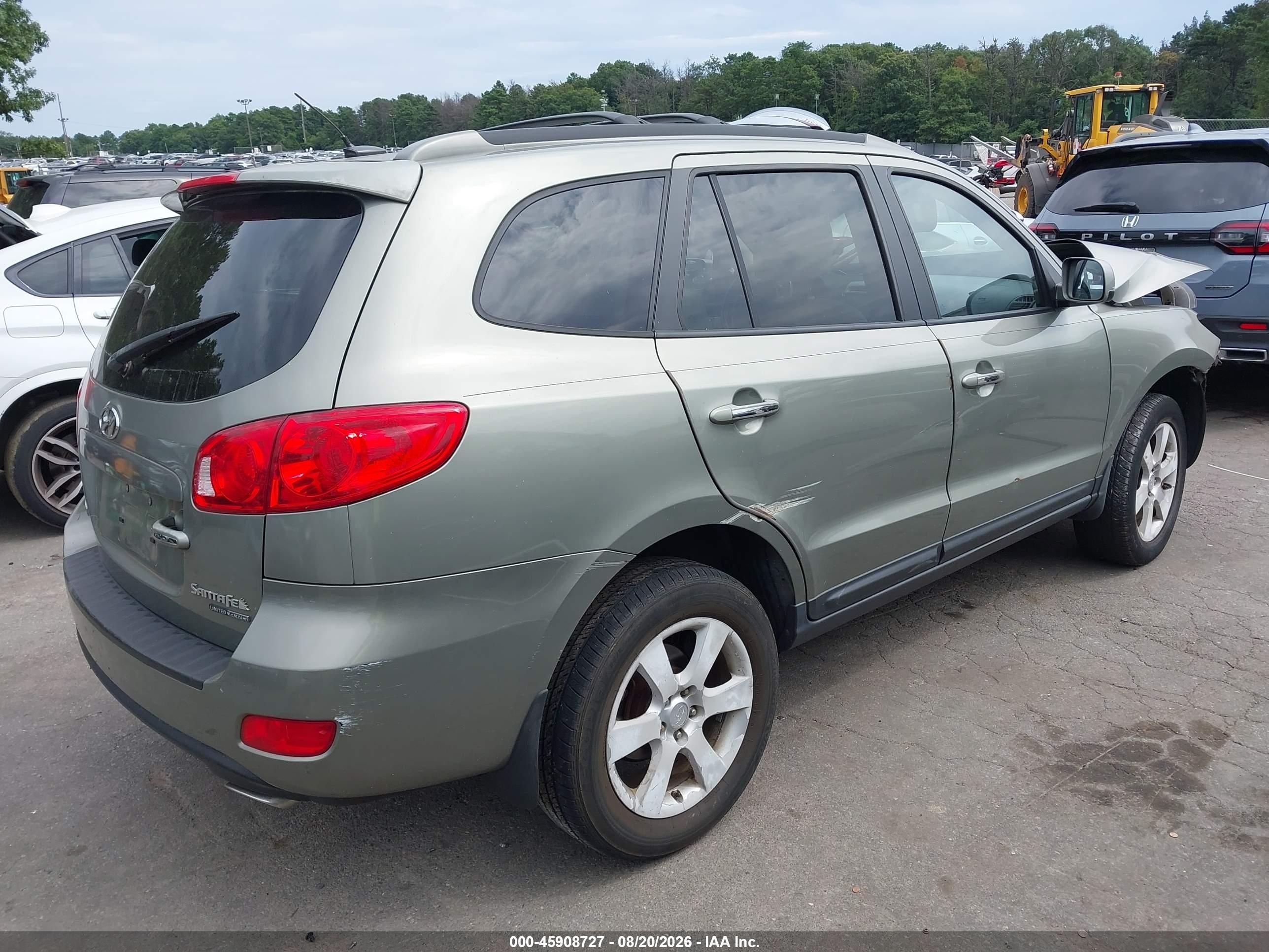 2009 Hyundai Santa Fe Limited Gray vin: 5NMSH73E69H278626