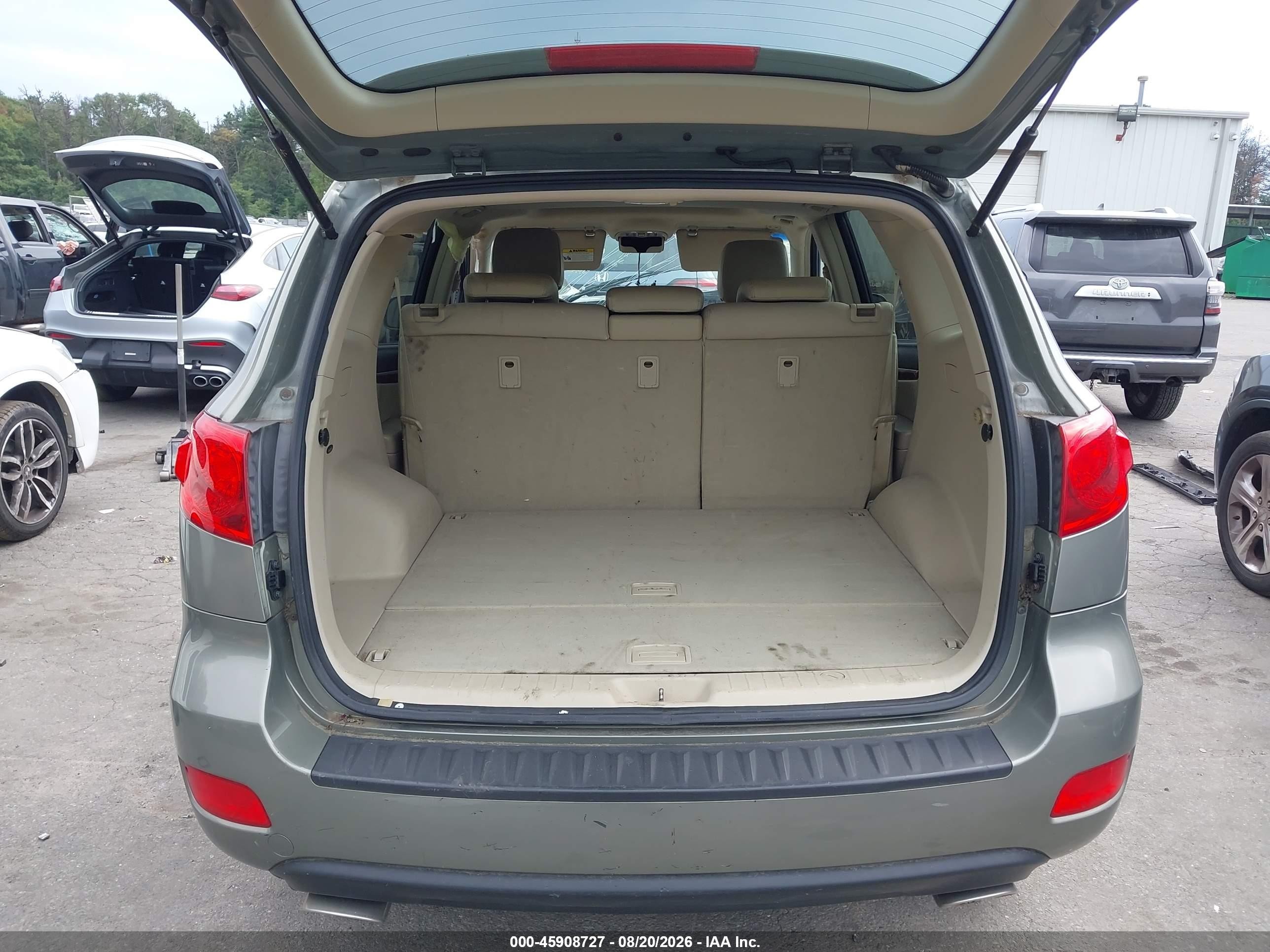 2009 Hyundai Santa Fe Limited Gray vin: 5NMSH73E69H278626
