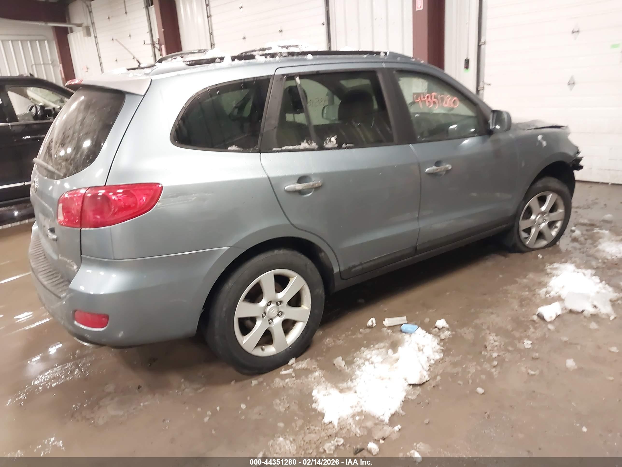 2009 Hyundai Santa Fe Limited Blue vin: 5NMSH73E69H322561