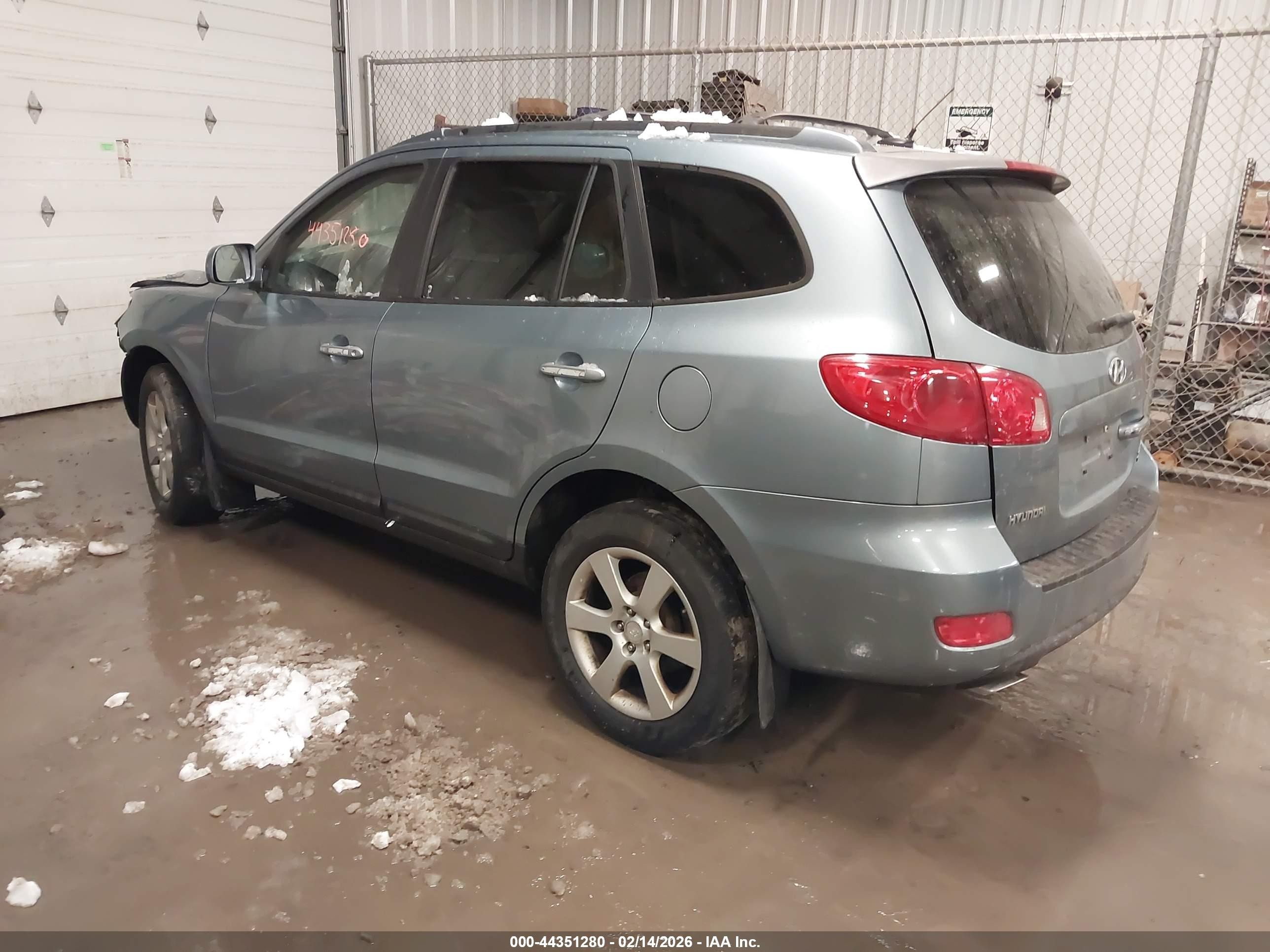 2009 Hyundai Santa Fe Limited Blue vin: 5NMSH73E69H322561