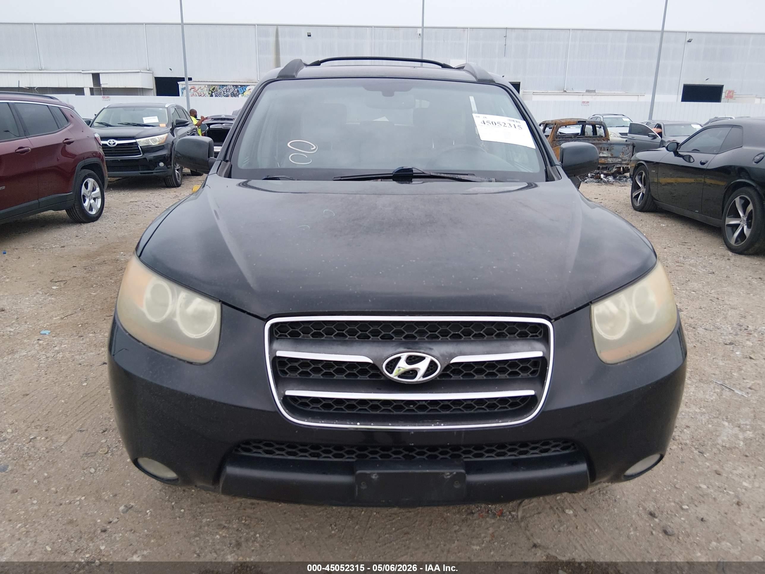 2007 Hyundai Santa Fe Limited/se Черный vin: 5NMSH73E77H045559