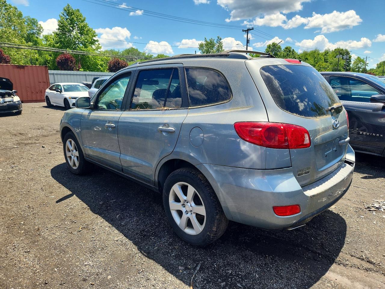 2007 Hyundai Santa Fe Se Gray vin: 5NMSH73E77H058778
