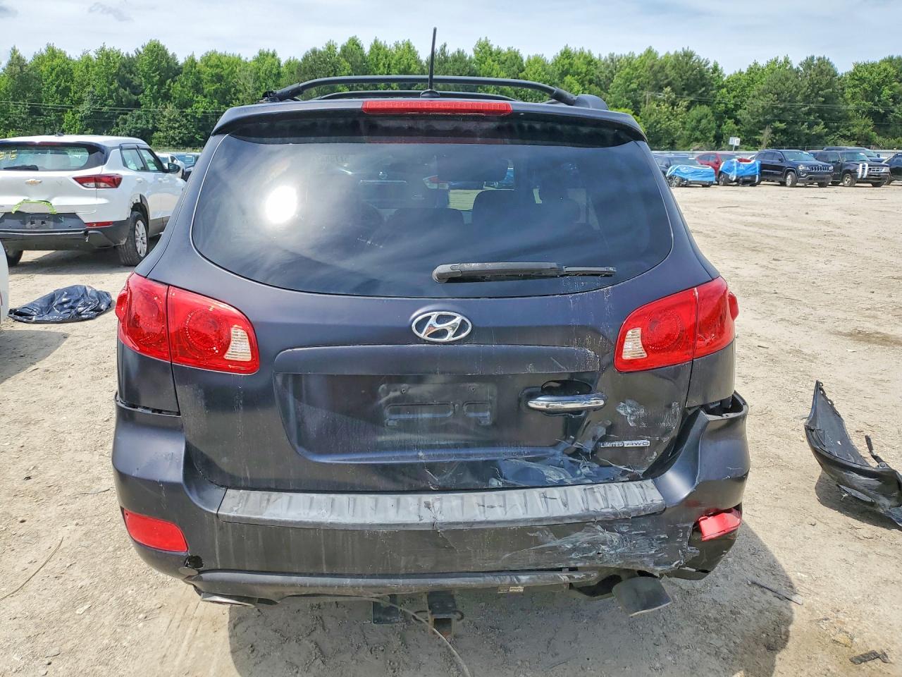 2007 Hyundai Santa Fe Se Black vin: 5NMSH73E77H118462