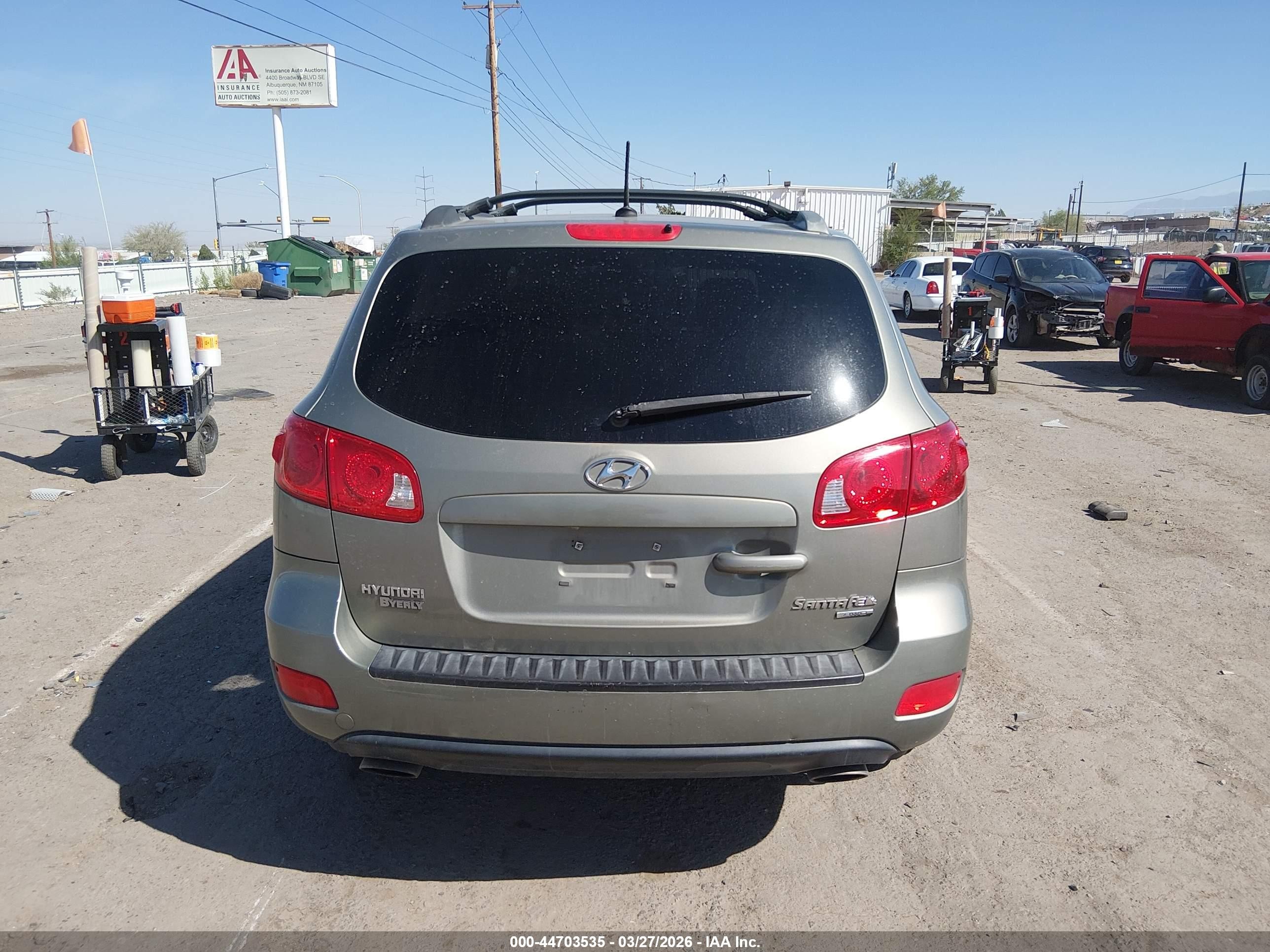 2008 Hyundai Santa Fe Limited/se Gray vin: 5NMSH73E78H145050