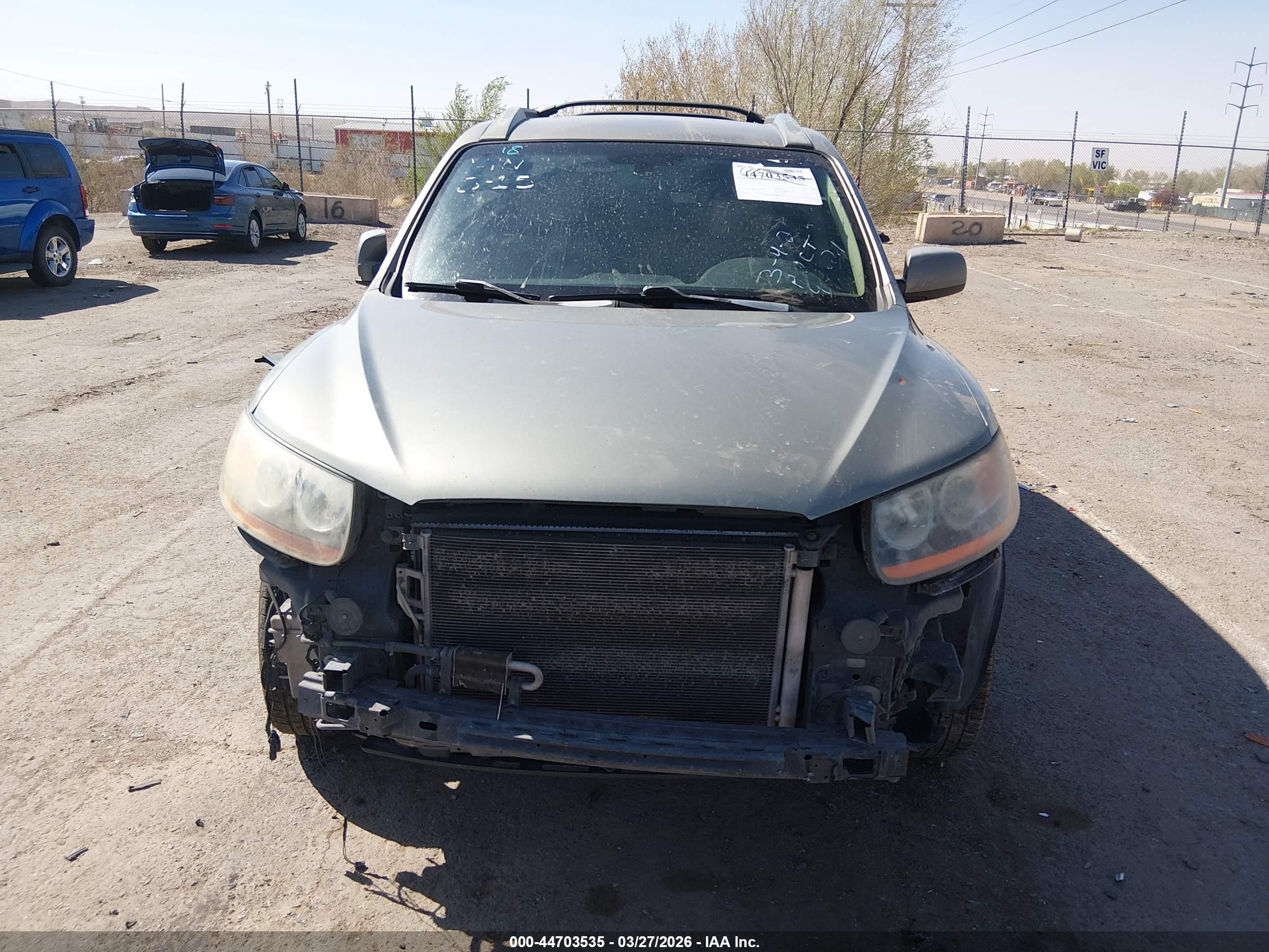 2008 Hyundai Santa Fe Limited/se Gray vin: 5NMSH73E78H145050