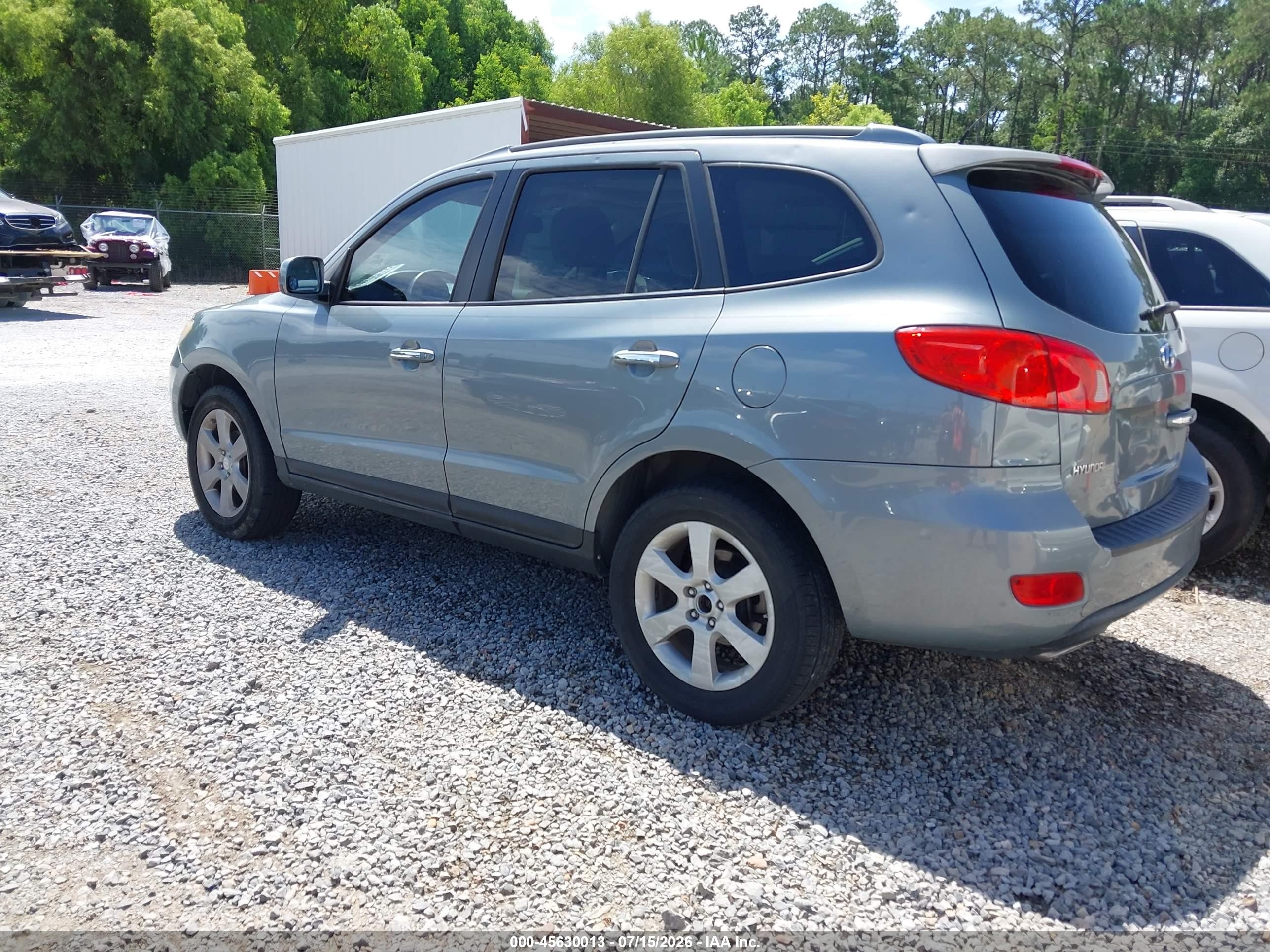 2008 Hyundai Santa Fe Limited/se Синий vin: 5NMSH73E78H158431