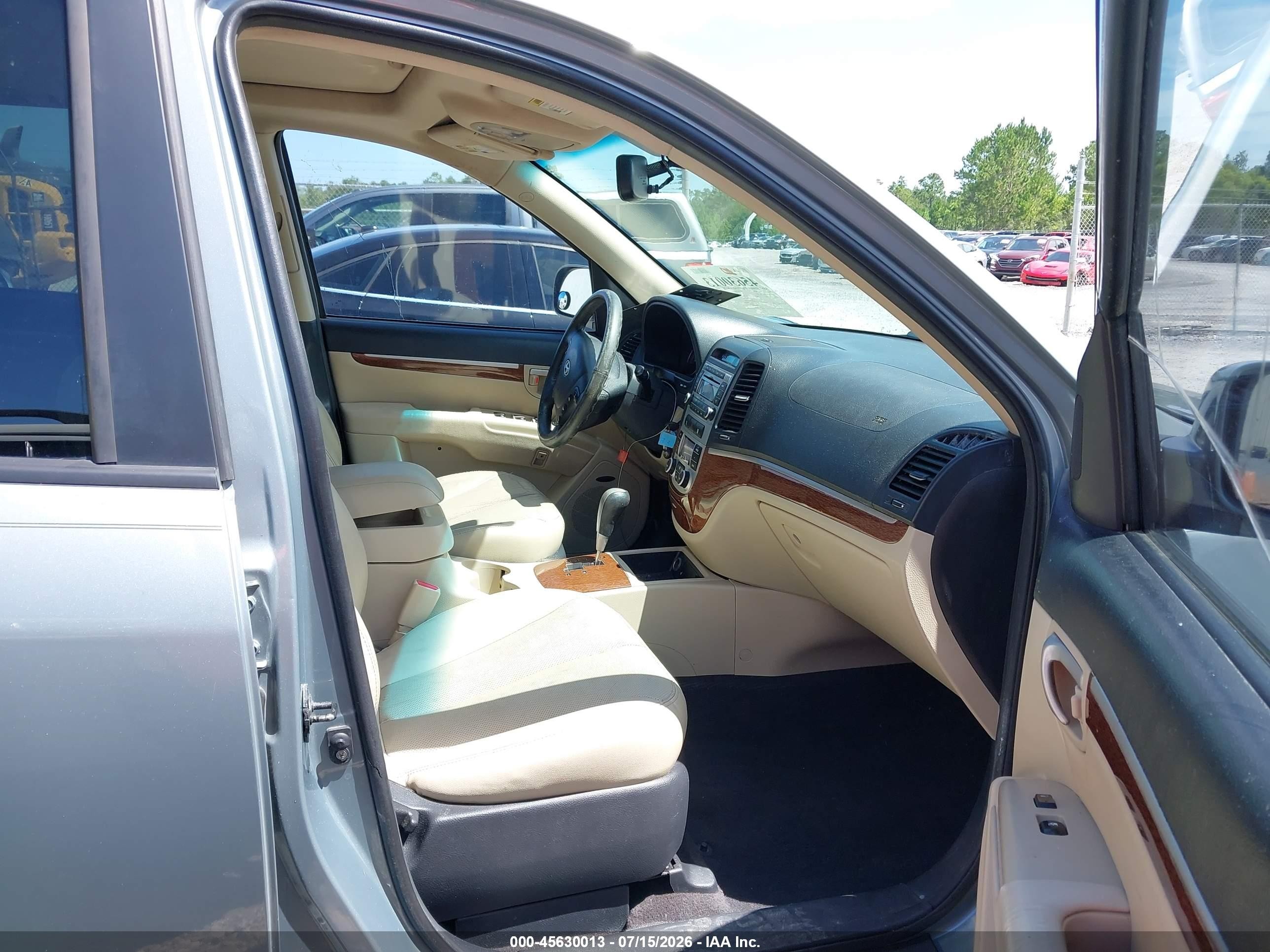 2008 Hyundai Santa Fe Limited/se Синий vin: 5NMSH73E78H158431