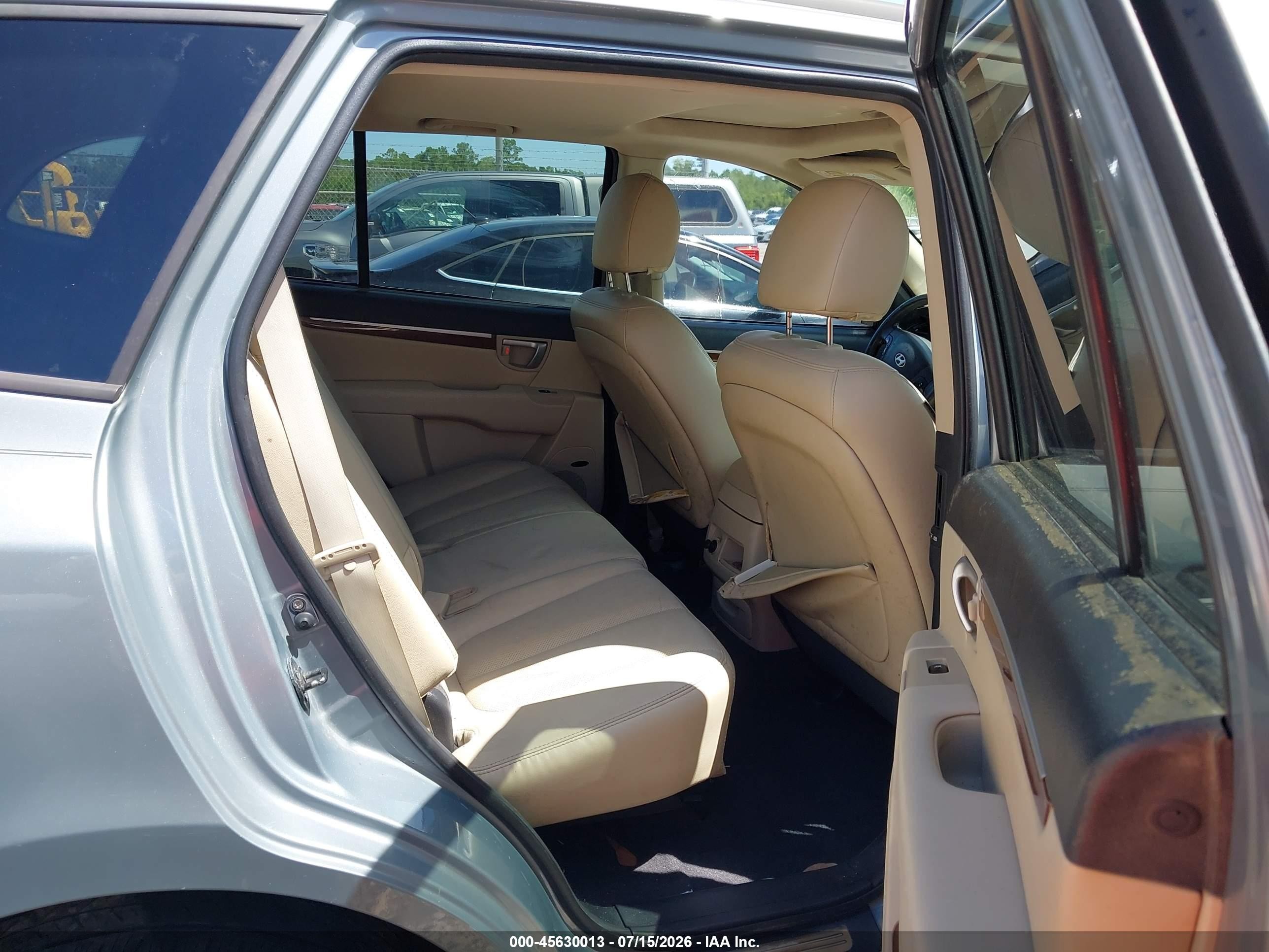 2008 Hyundai Santa Fe Limited/se Синий vin: 5NMSH73E78H158431