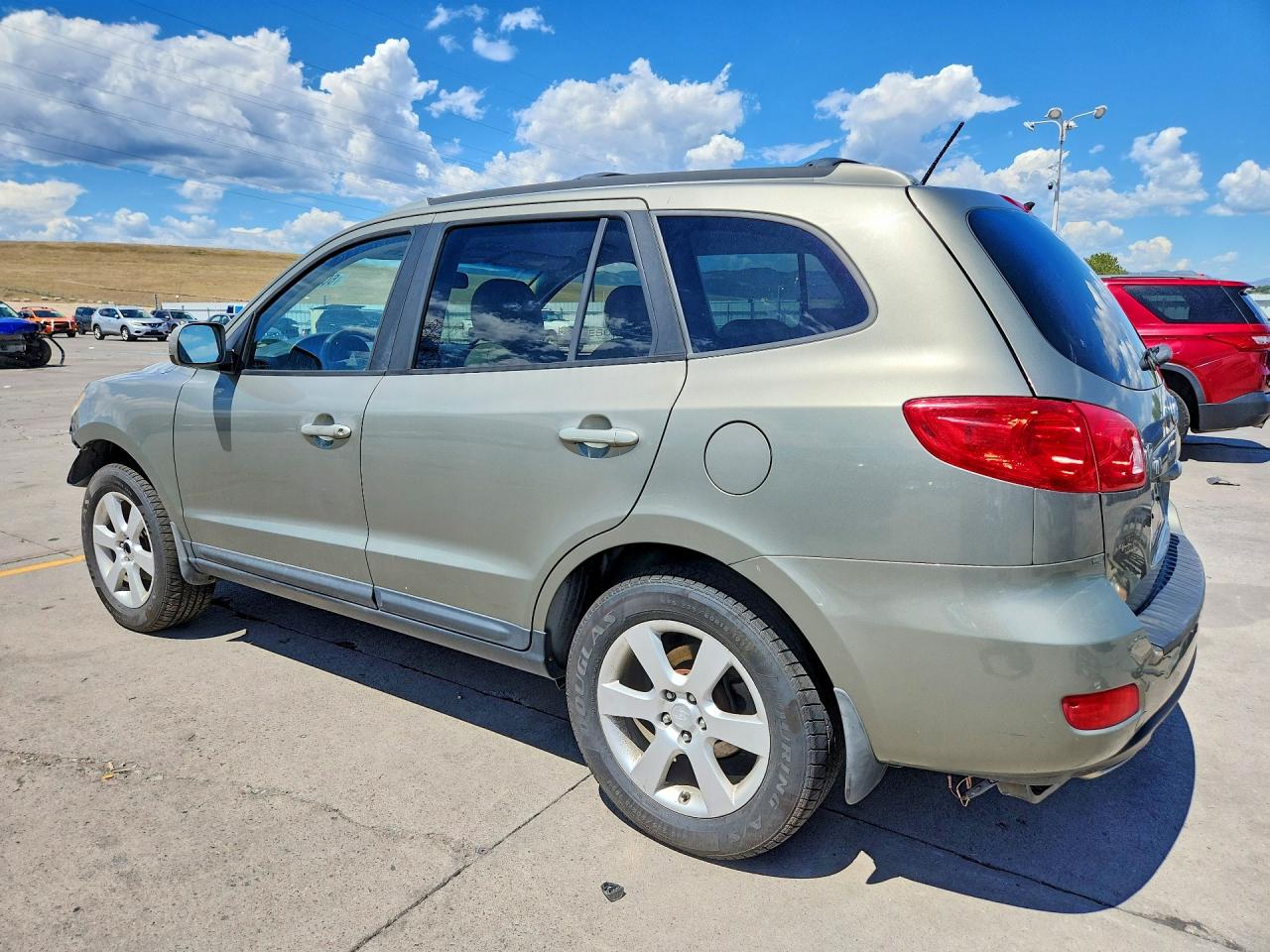 2008 Hyundai Santa Fe Se Green vin: 5NMSH73E78H167016