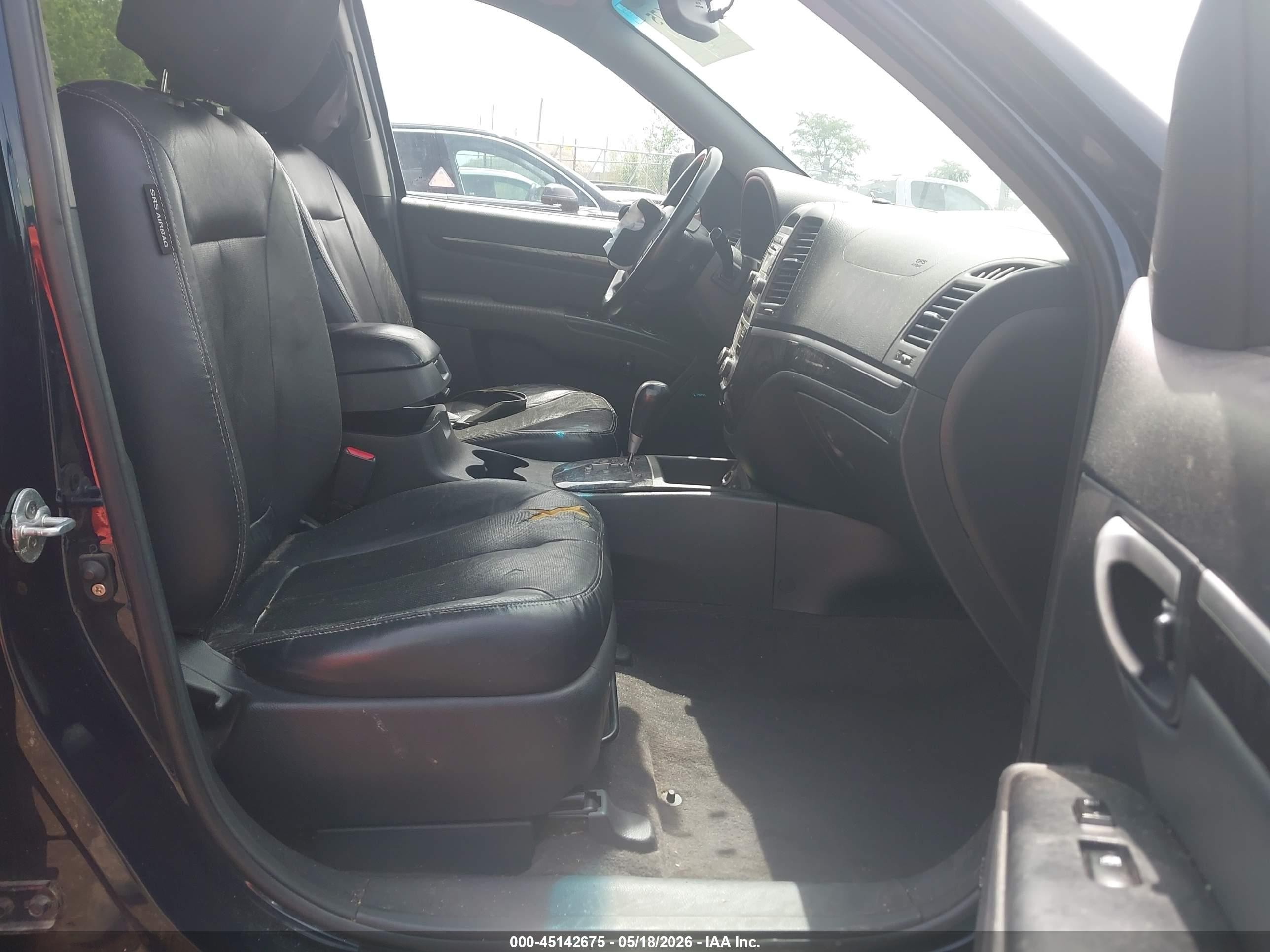 2008 Hyundai Santa Fe Limited/se Navy vin: 5NMSH73E78H173396