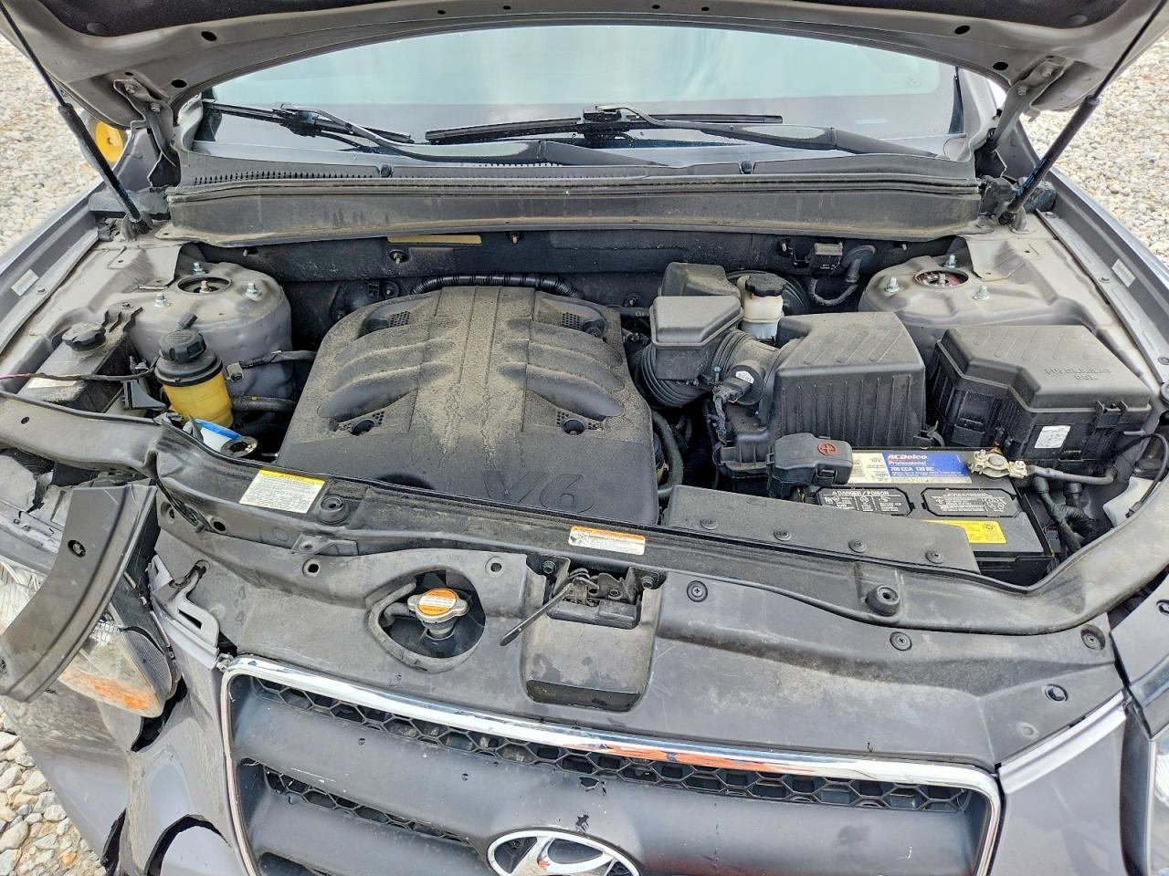2008 Hyundai Santa Fe Se Silver vin: 5NMSH73E78H176590