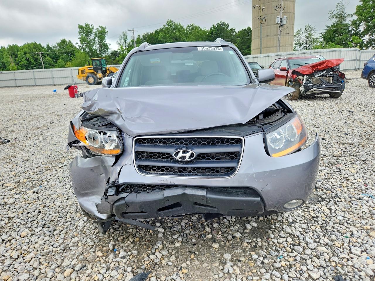 2008 Hyundai Santa Fe Se Silver vin: 5NMSH73E78H176590