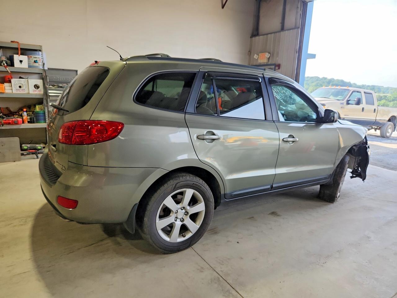 2008 Hyundai Santa Fe Se Green vin: 5NMSH73E78H204369