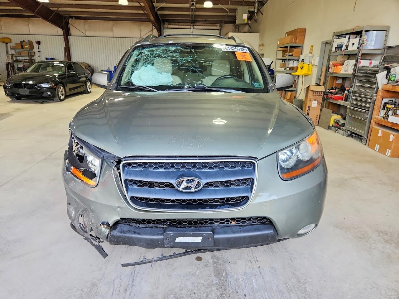 2008 Hyundai Santa Fe Se Green vin: 5NMSH73E78H204369
