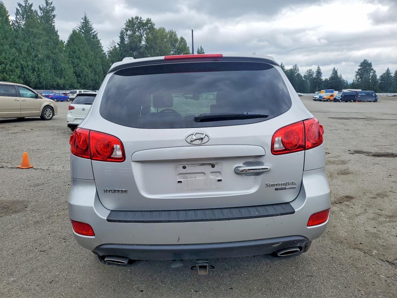 2008 Hyundai Santa Fe Se Silver vin: 5NMSH73E78H223312