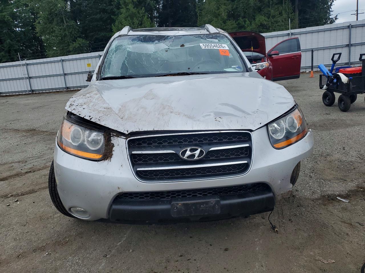 2008 Hyundai Santa Fe Se Silver vin: 5NMSH73E78H223312