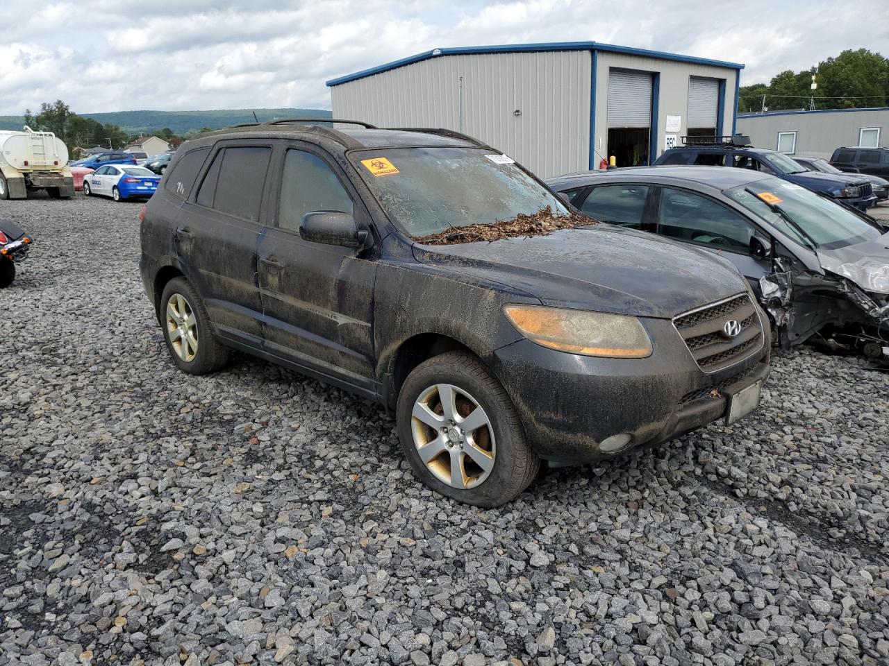 2009 Hyundai Santa Fe Se Blue vin: 5NMSH73E79H250057