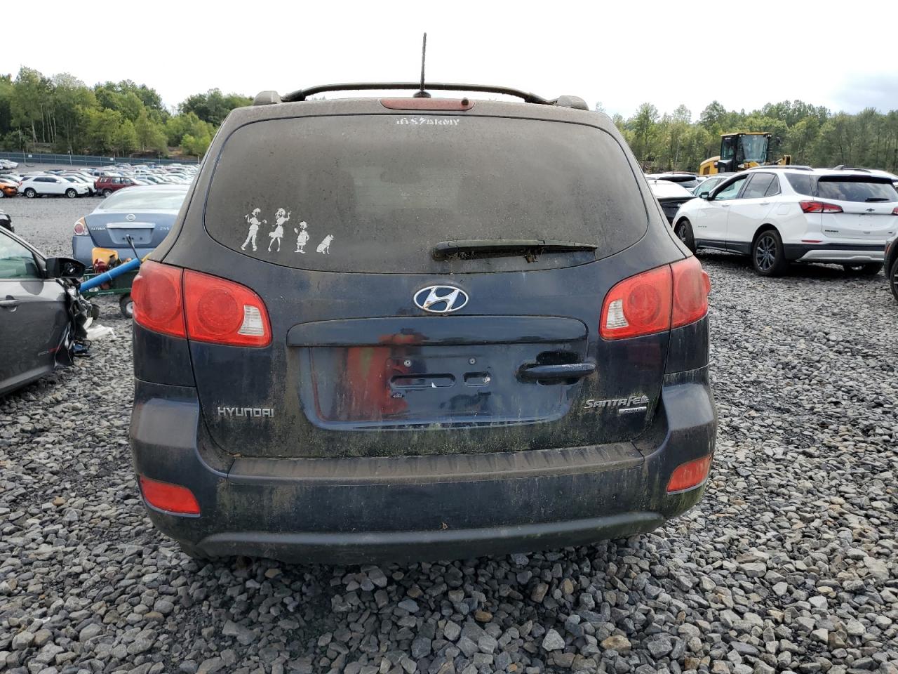 2009 Hyundai Santa Fe Se Blue vin: 5NMSH73E79H250057