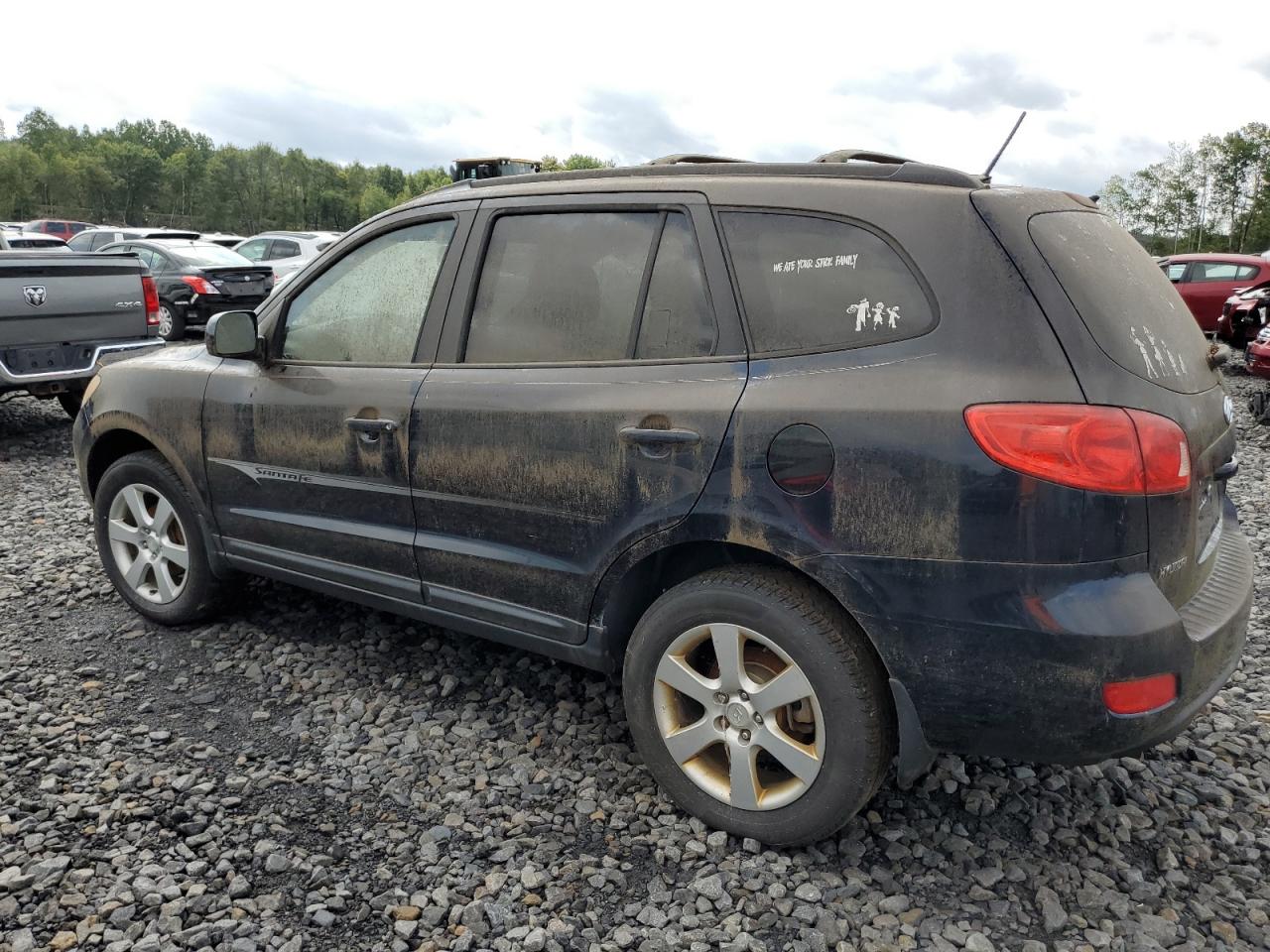 2009 Hyundai Santa Fe Se Blue vin: 5NMSH73E79H250057