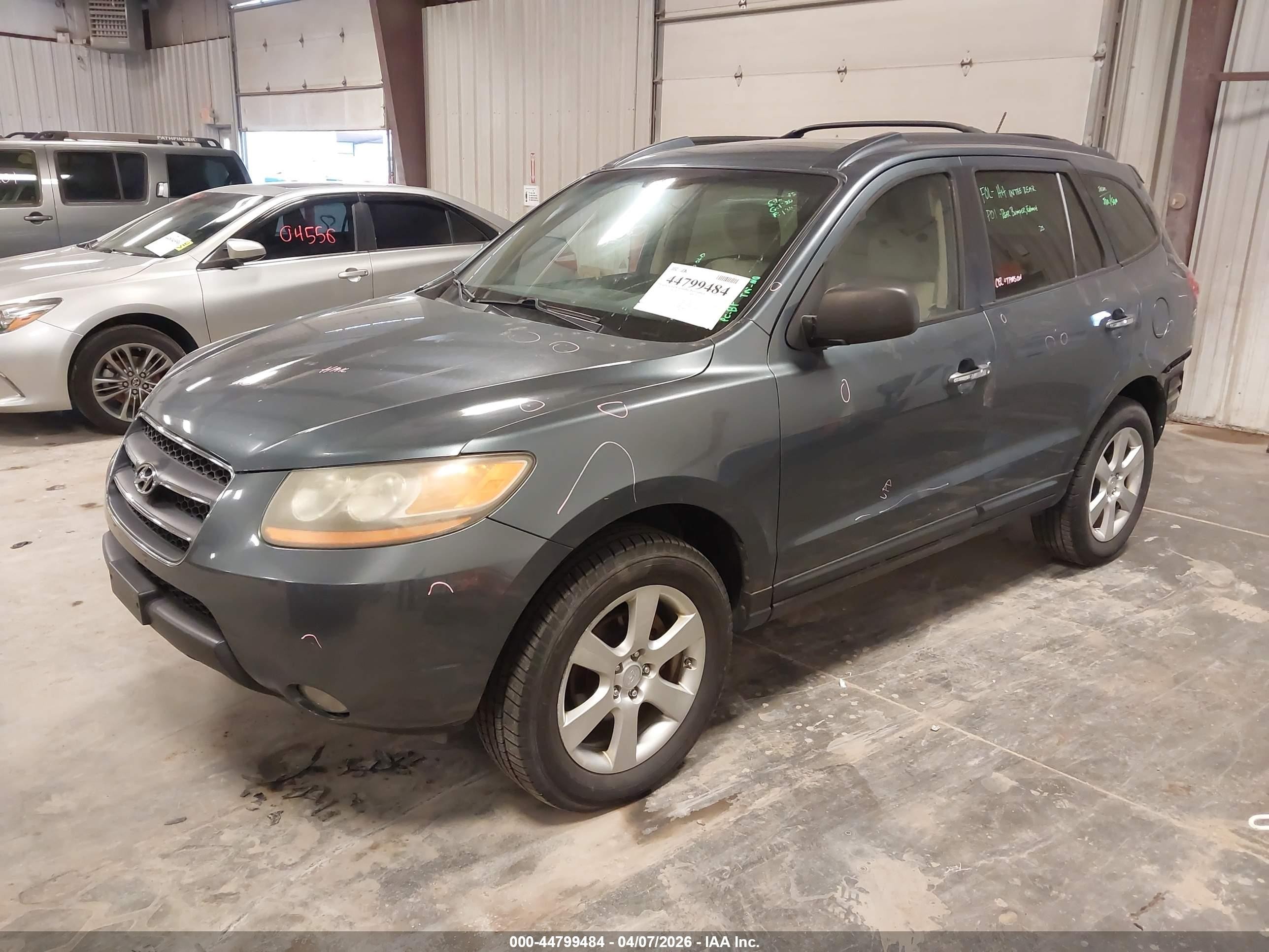 2009 Hyundai Santa Fe Limited Gray vin: 5NMSH73E79H265416