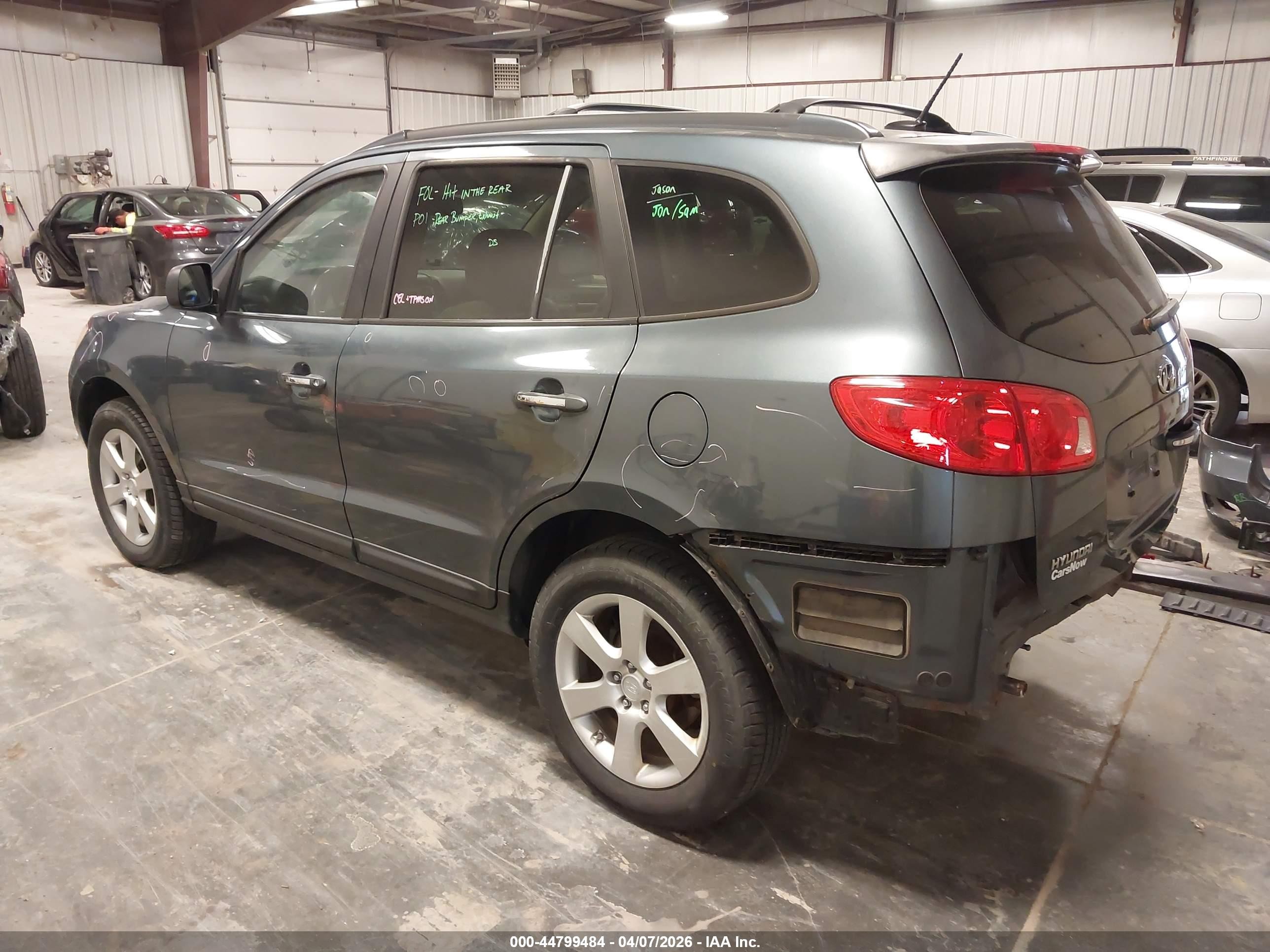 2009 Hyundai Santa Fe Limited Gray vin: 5NMSH73E79H265416