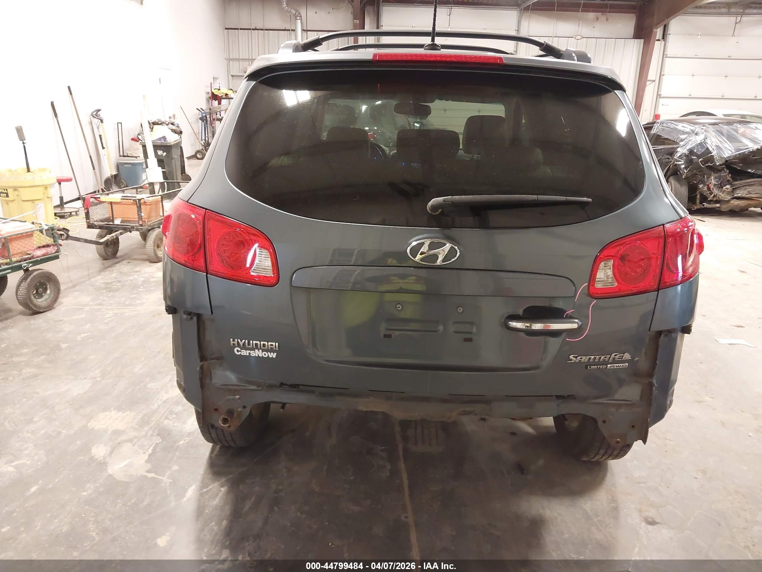 2009 Hyundai Santa Fe Limited Gray vin: 5NMSH73E79H265416