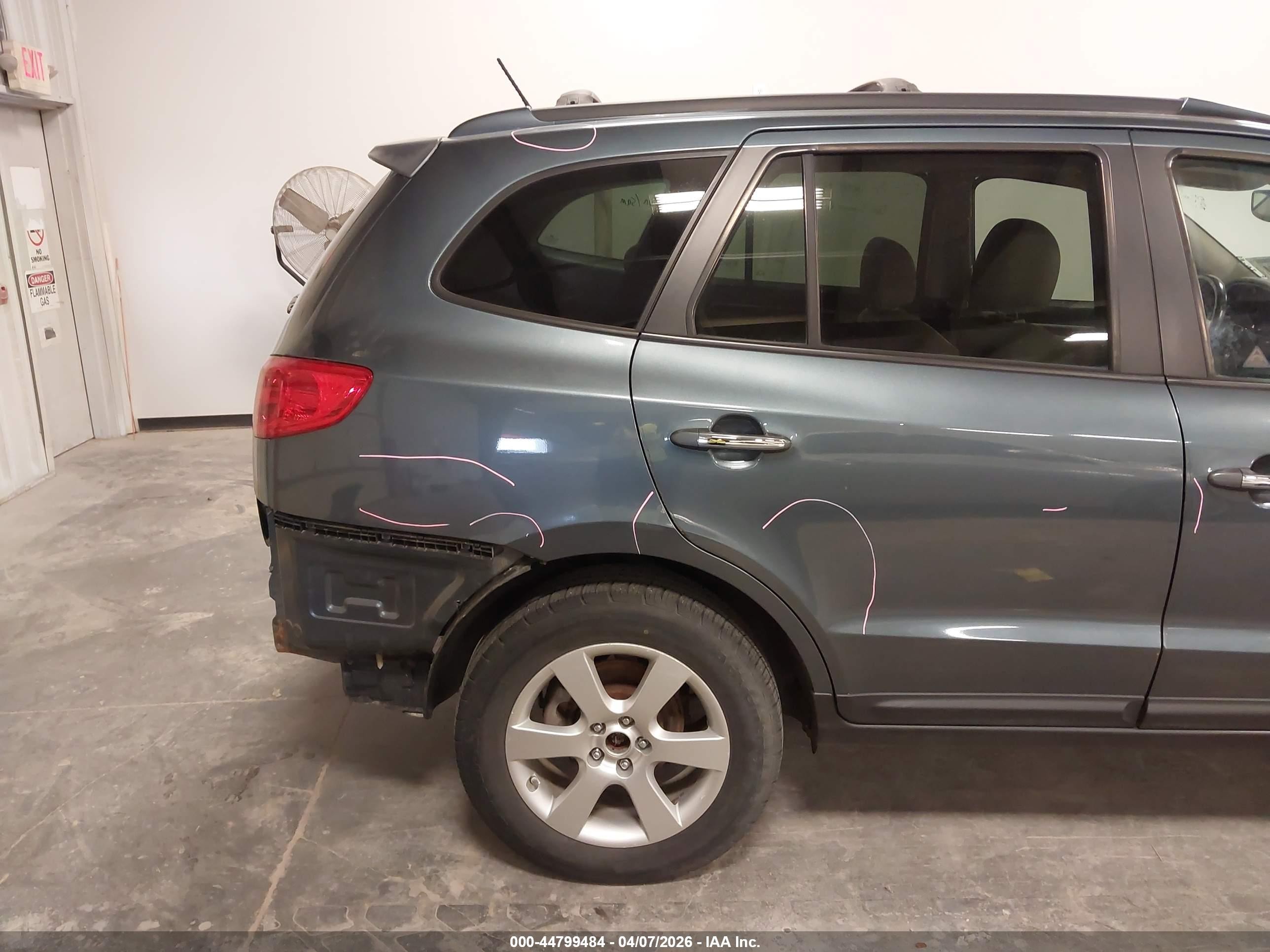 2009 Hyundai Santa Fe Limited Gray vin: 5NMSH73E79H265416