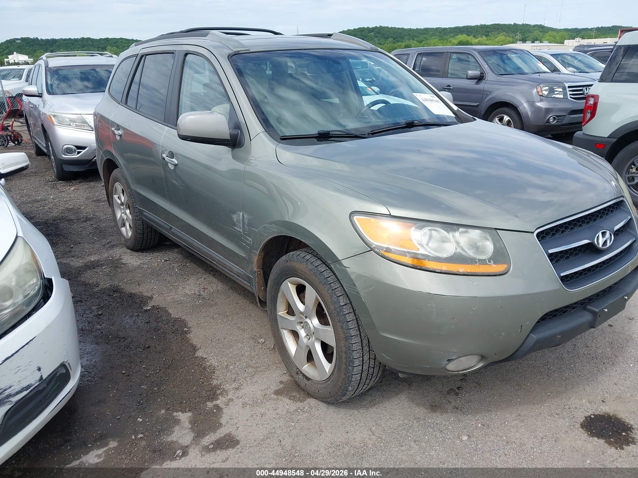 2009 Hyundai Santa Fe Limited Brown vin: 5NMSH73E79H271071