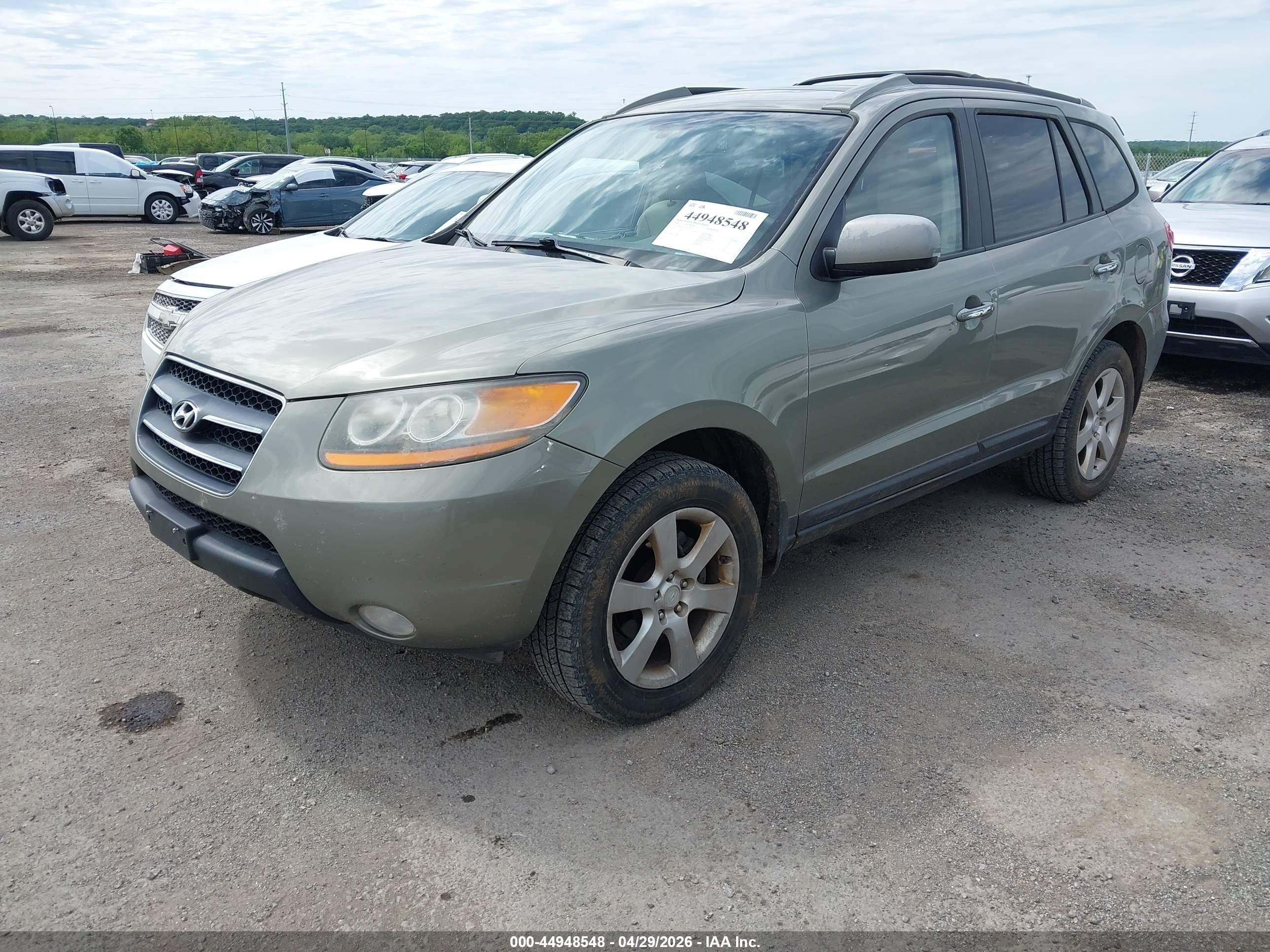 2009 Hyundai Santa Fe Limited Brown vin: 5NMSH73E79H271071