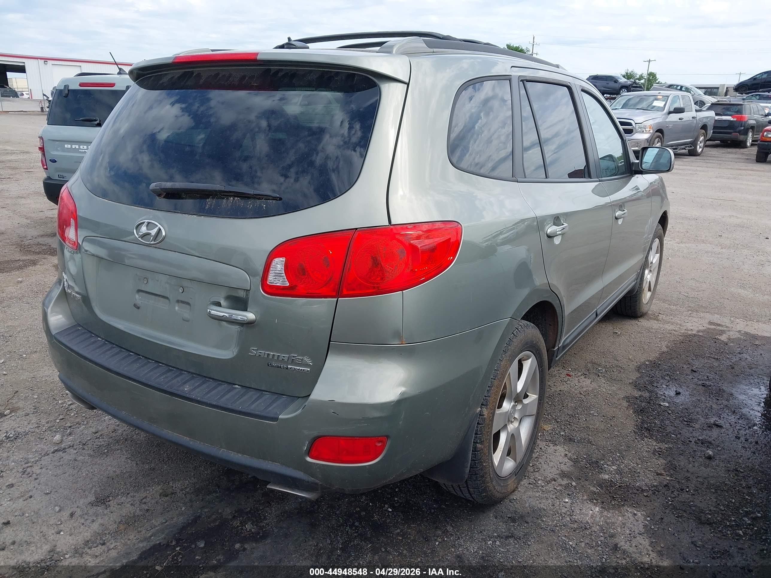 2009 Hyundai Santa Fe Limited Brown vin: 5NMSH73E79H271071
