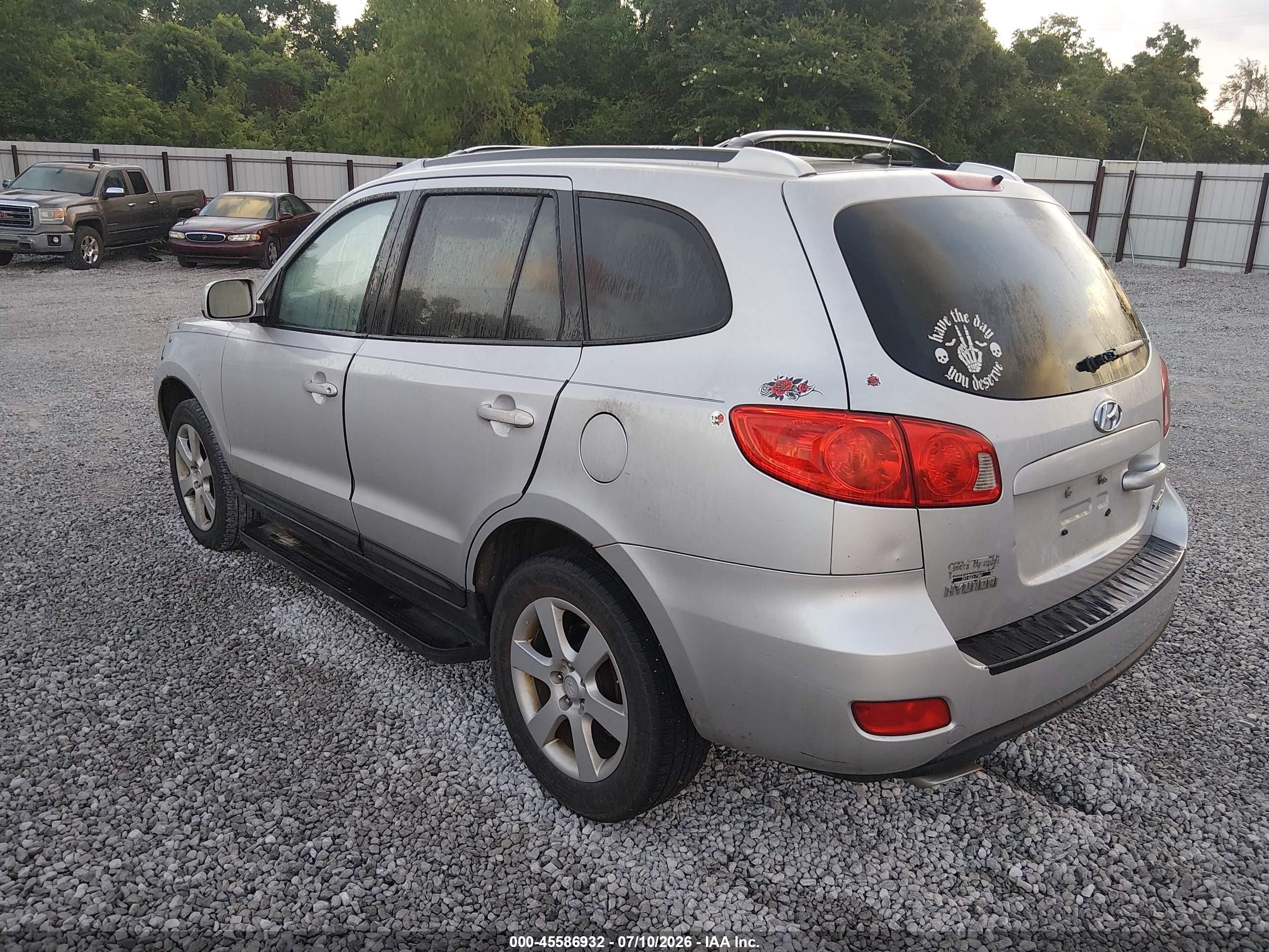 2009 Hyundai Santa Fe Se Серебряный vin: 5NMSH73E79H276285