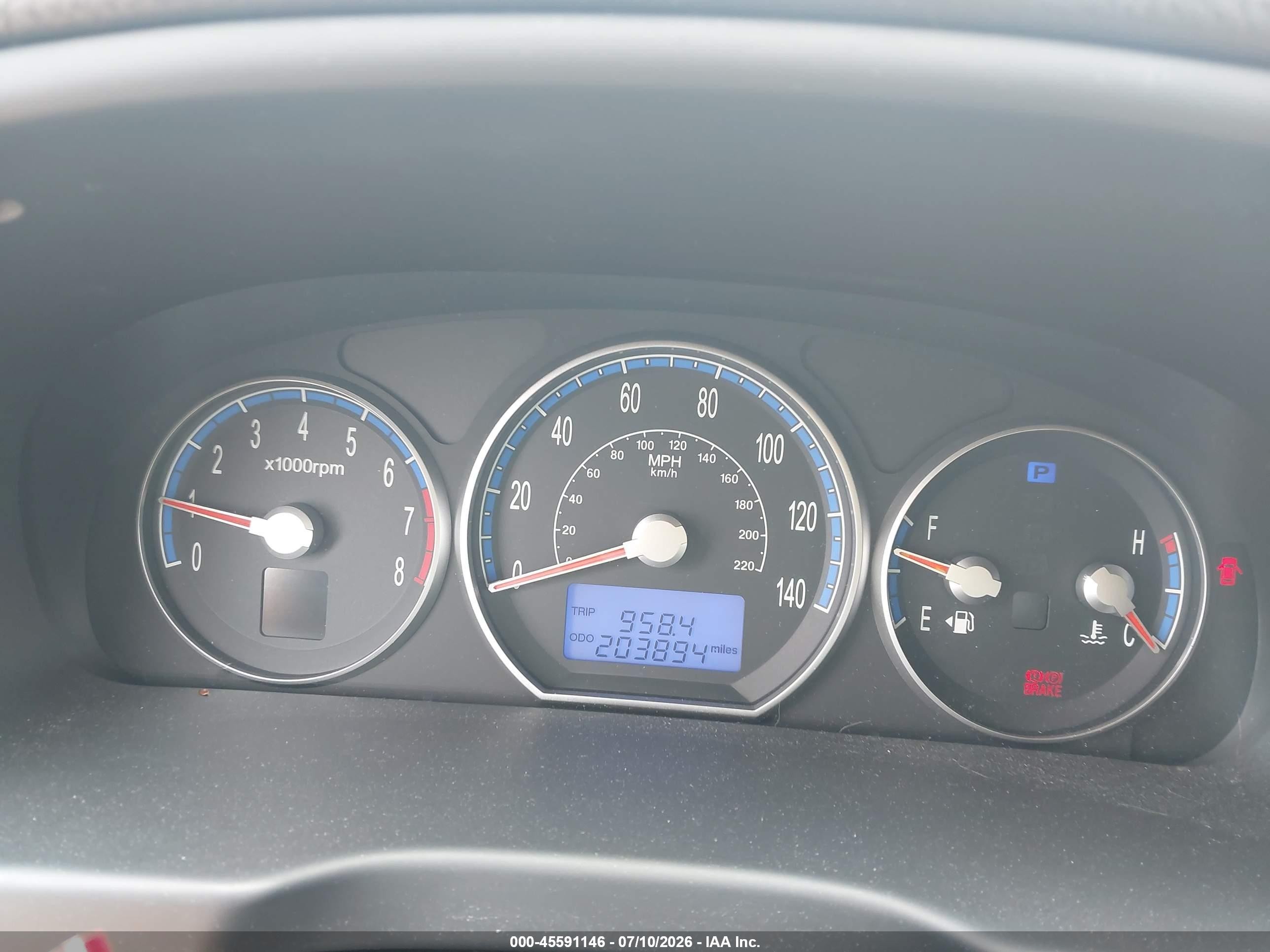 2007 Hyundai Santa Fe Limited/se Золотой vin: 5NMSH73E87H012103