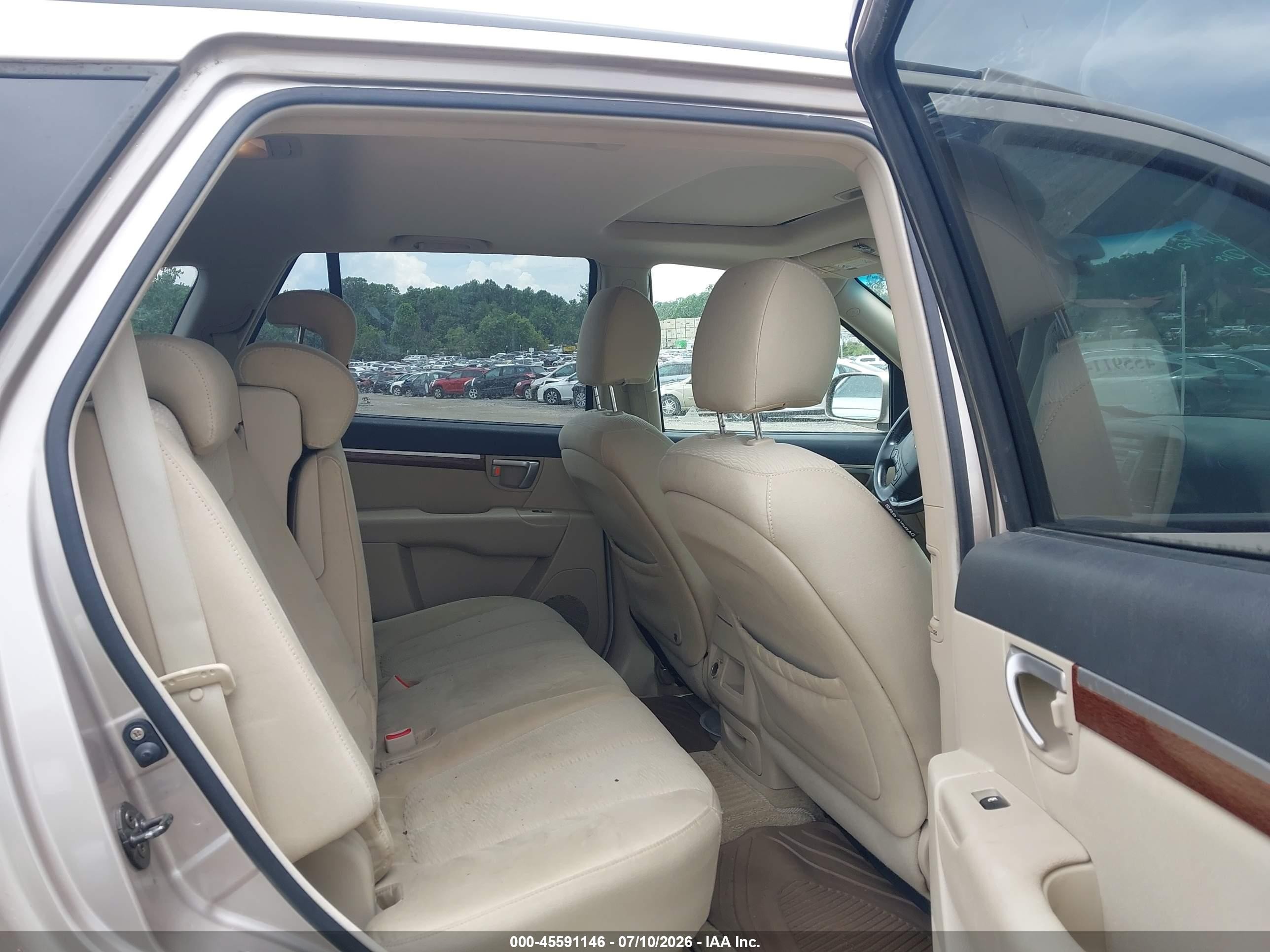 2007 Hyundai Santa Fe Limited/se Золотой vin: 5NMSH73E87H012103