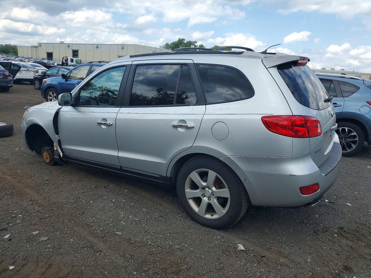 2007 Hyundai Santa Fe Se Silver vin: 5NMSH73E87H018063