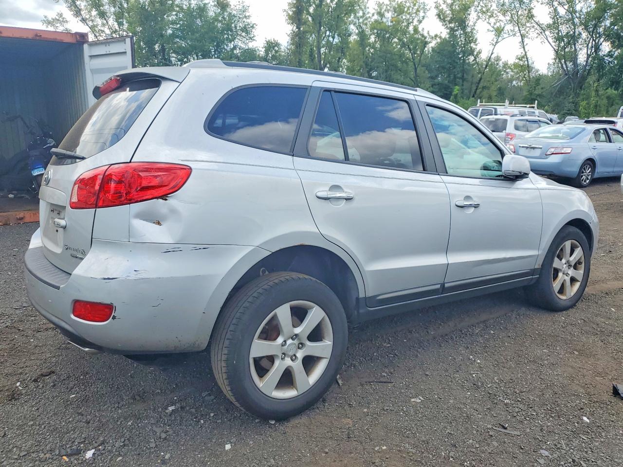2007 Hyundai Santa Fe Se Silver vin: 5NMSH73E87H018063