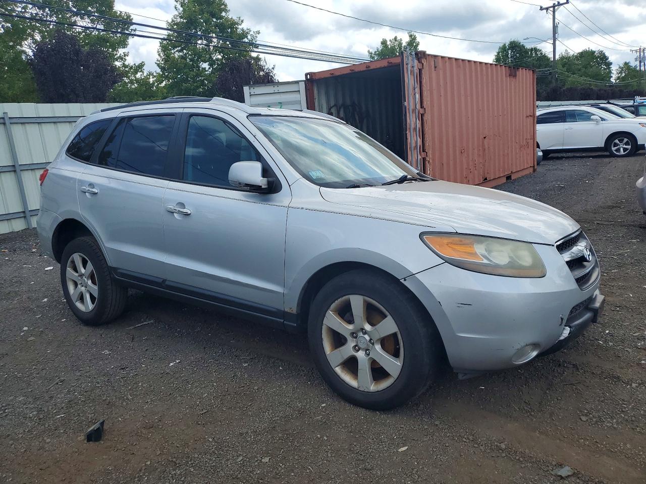 2007 Hyundai Santa Fe Se Silver vin: 5NMSH73E87H018063