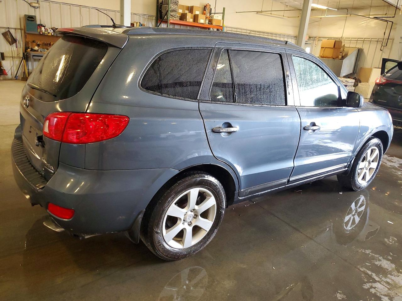 2008 Hyundai Santa Fe Se Blue vin: 5NMSH73E88H135157