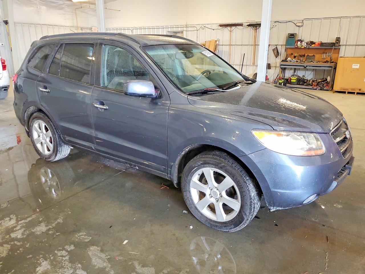 2008 Hyundai Santa Fe Se Blue vin: 5NMSH73E88H135157