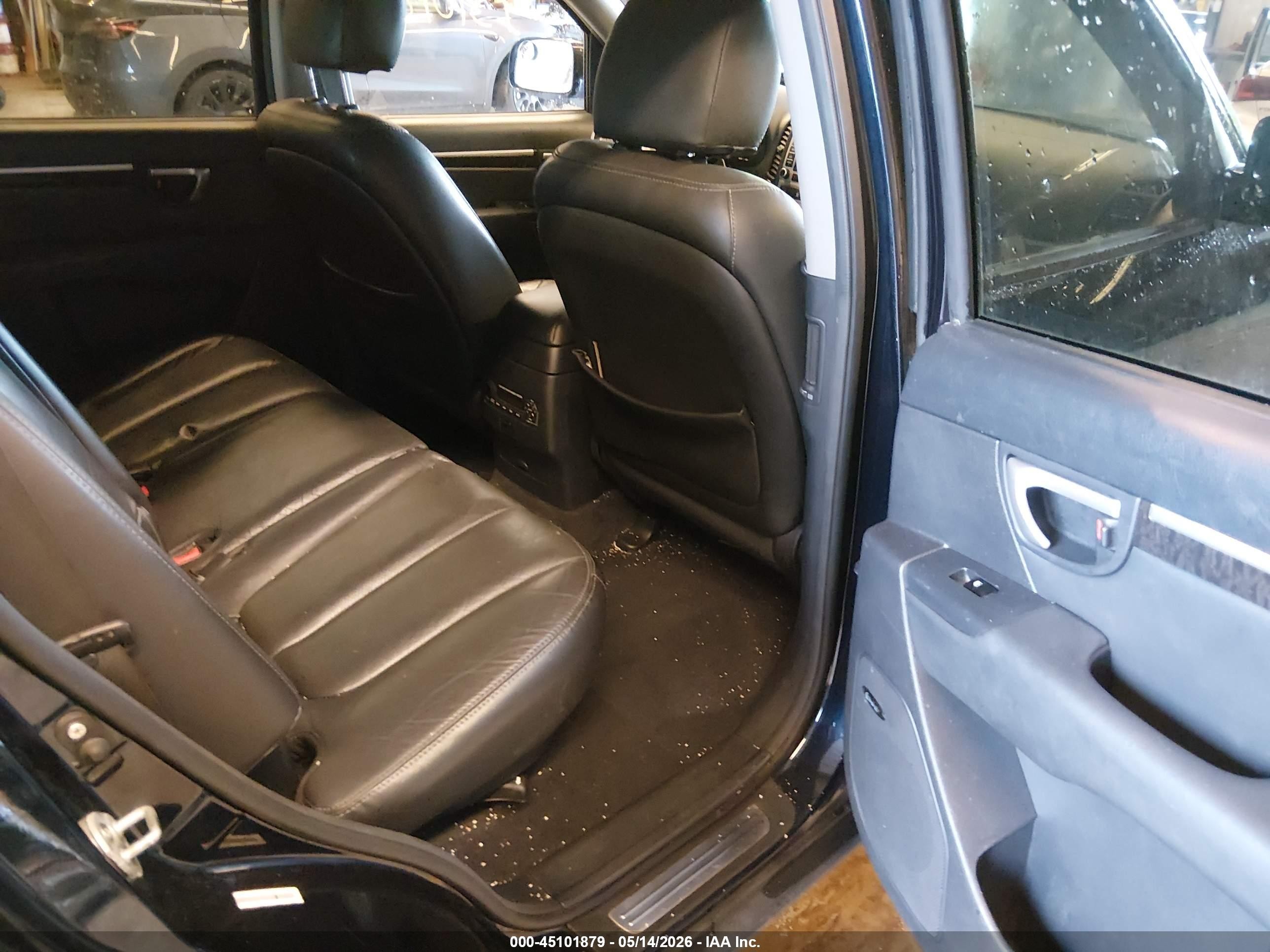 2009 Hyundai Santa Fe Limited Black vin: 5NMSH73E89H230237